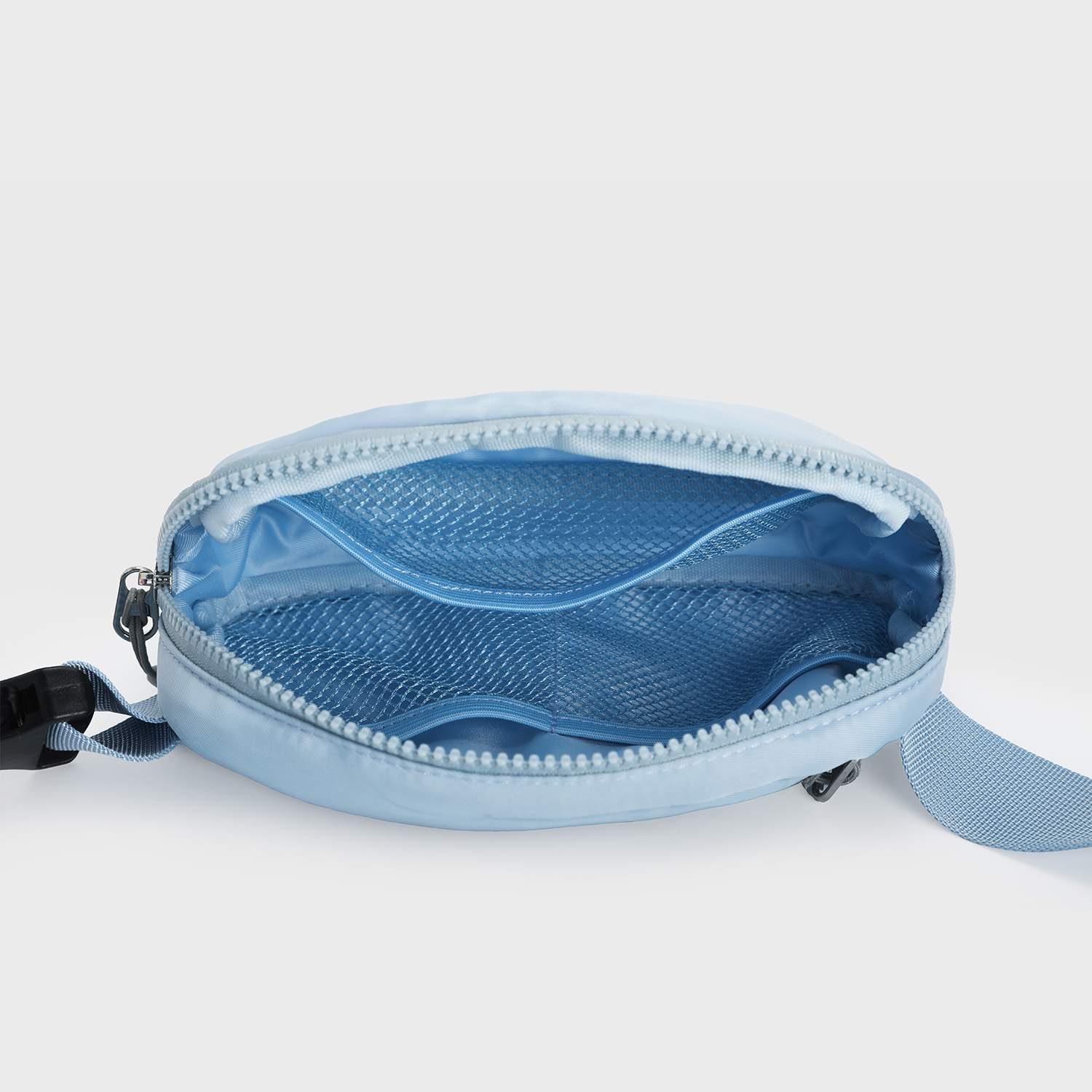 Custom Zipper Fanny Pack Polyester Everywhere Belt Bag for Women Water Repellent Crossbody Bags with Adjustable Strap Waist Bag