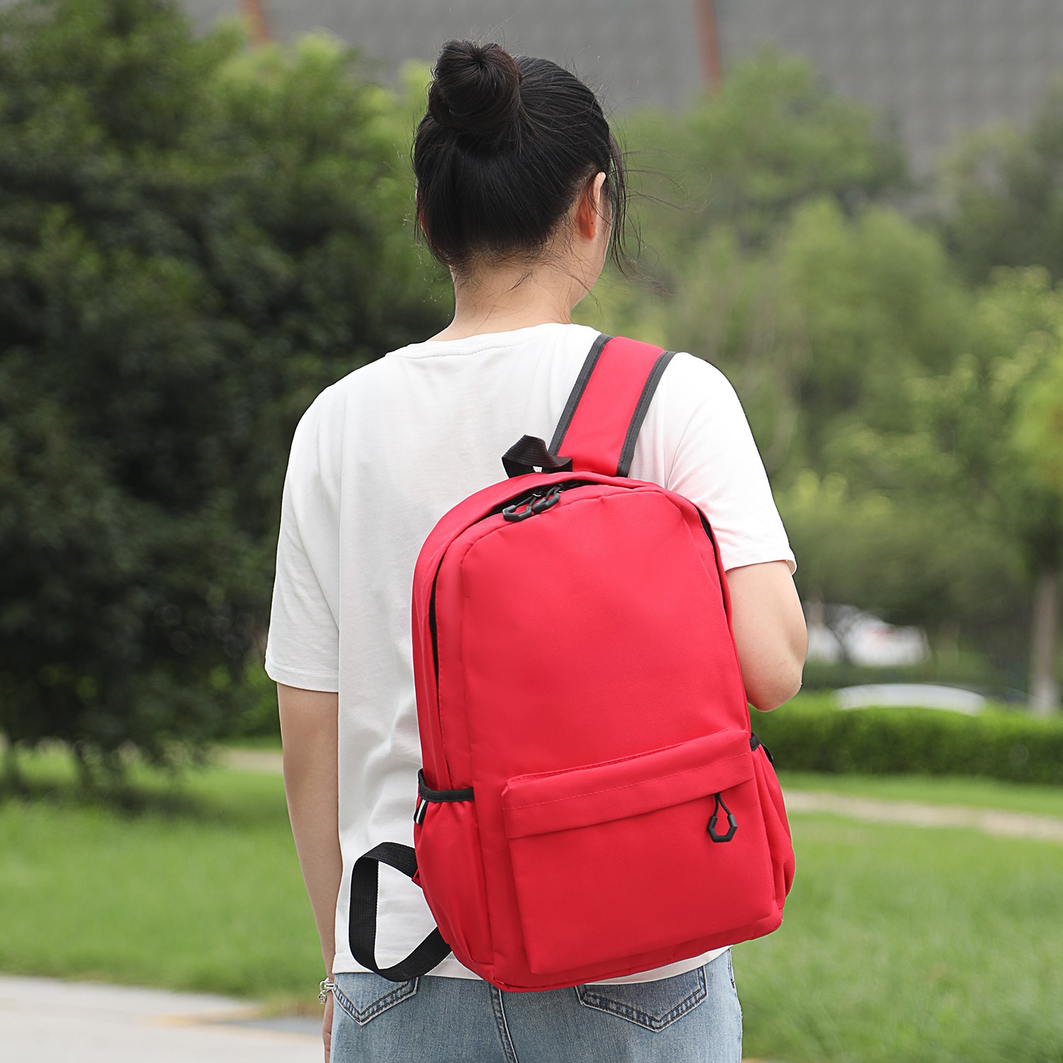 Custom Fashion Design Backpack Waterproof Lining Zipper Closure Resistant School Bag for Traveling Cheap Price