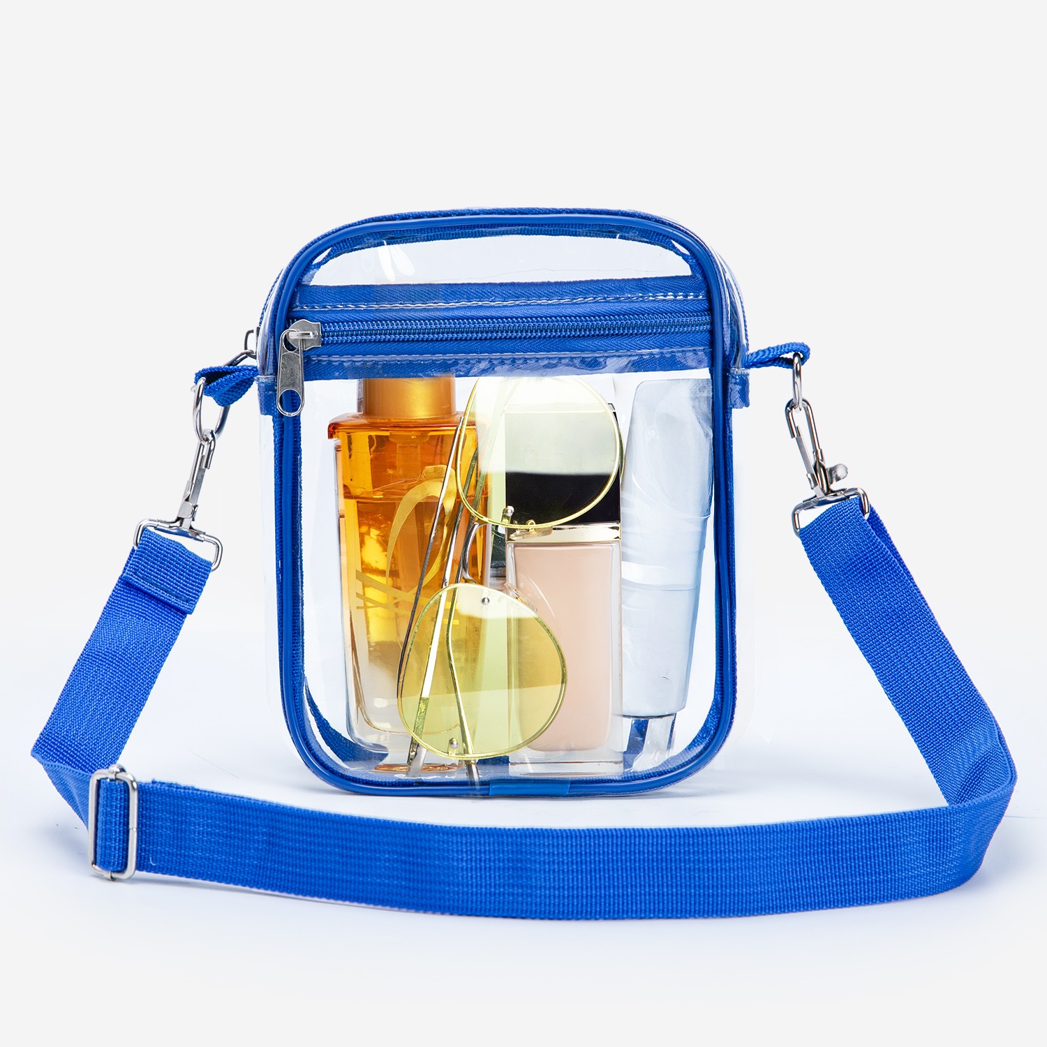 Clear Purse Stadium Transparent Messenger Bag Stadium Approved for Men and Women Clear Cross Body Bag