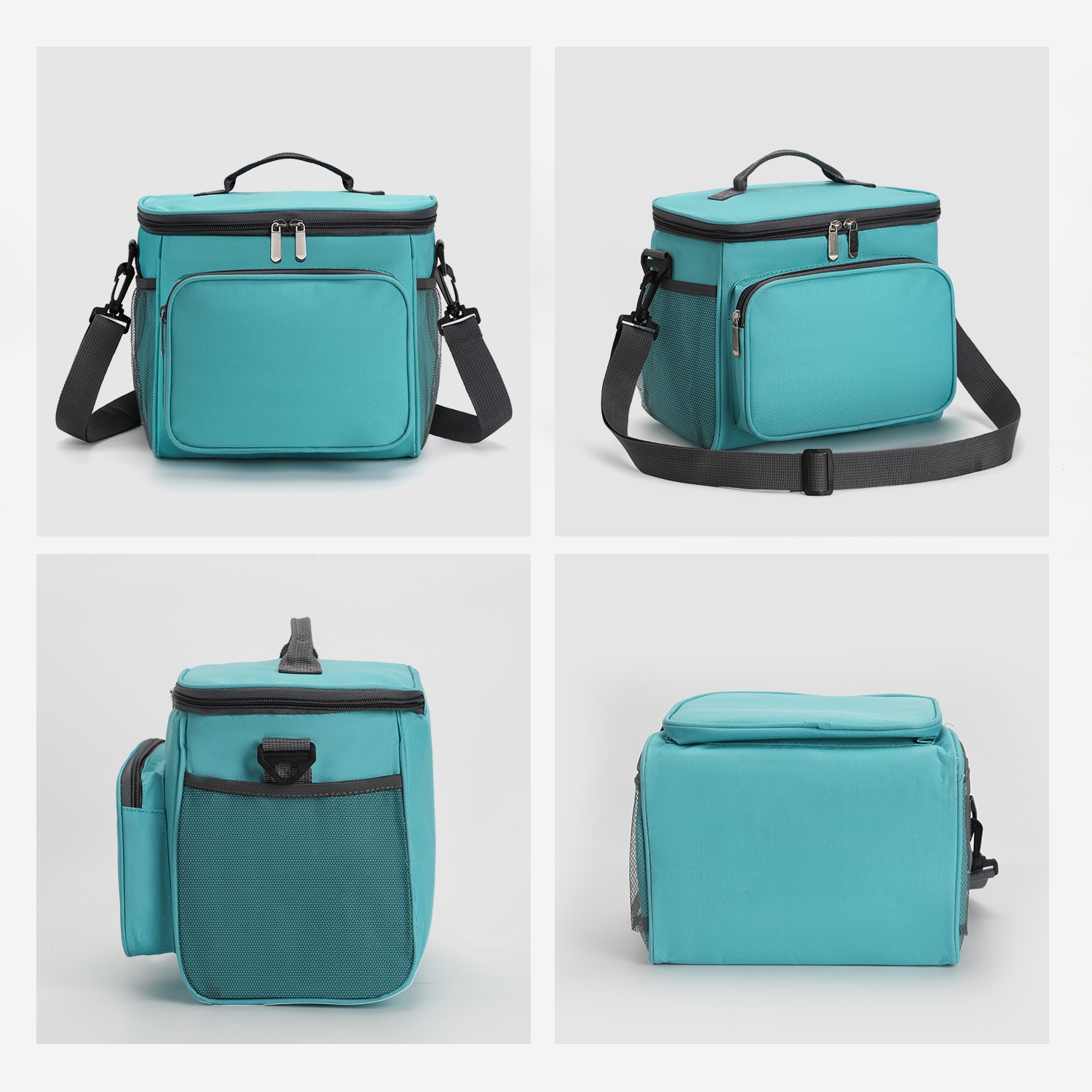 Custom Portable Large Insulated Cooler Tote Bag for Adults Kids 6 Can Adult Lunch Box Fashion PEVA Made Durable Polyester