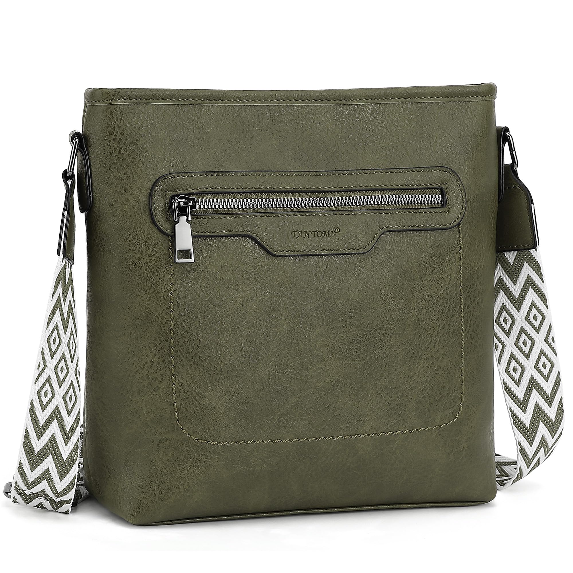 Crossbody Bags for Women Trendy Vegan Leather Hobo Purses Shoulder Handbags With Wide Shoulder Strap