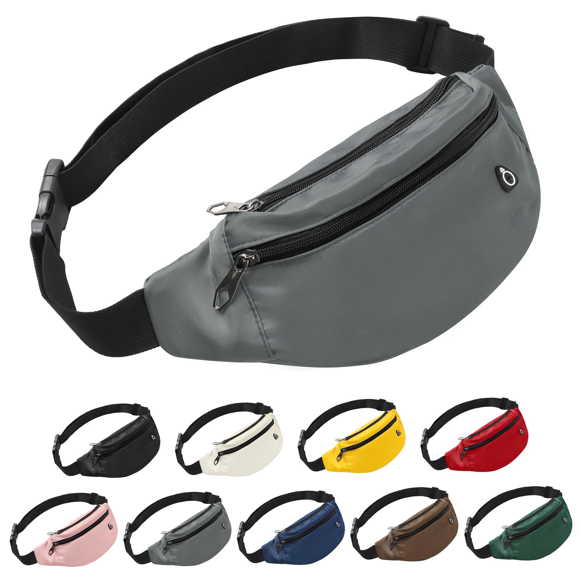 Waist Pack Bag Fanny Pack for Men&Women Hip Bum Bag with Adjustable Strap for Outdoors Workout Traveling Casual Running Hiking Cycling