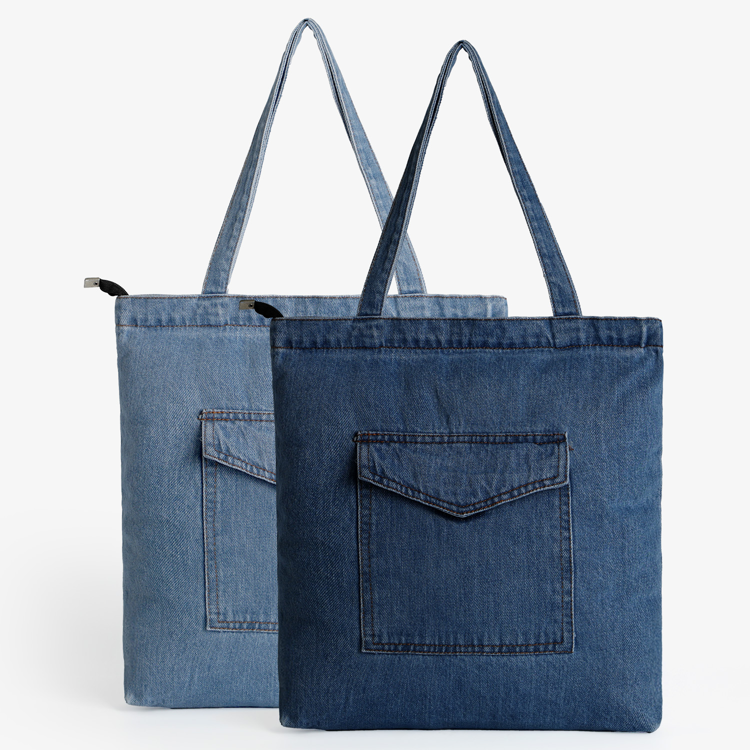 Factory Directly Sale Durable Washable Portale Lightweighjt Women Jeans Tote Bag