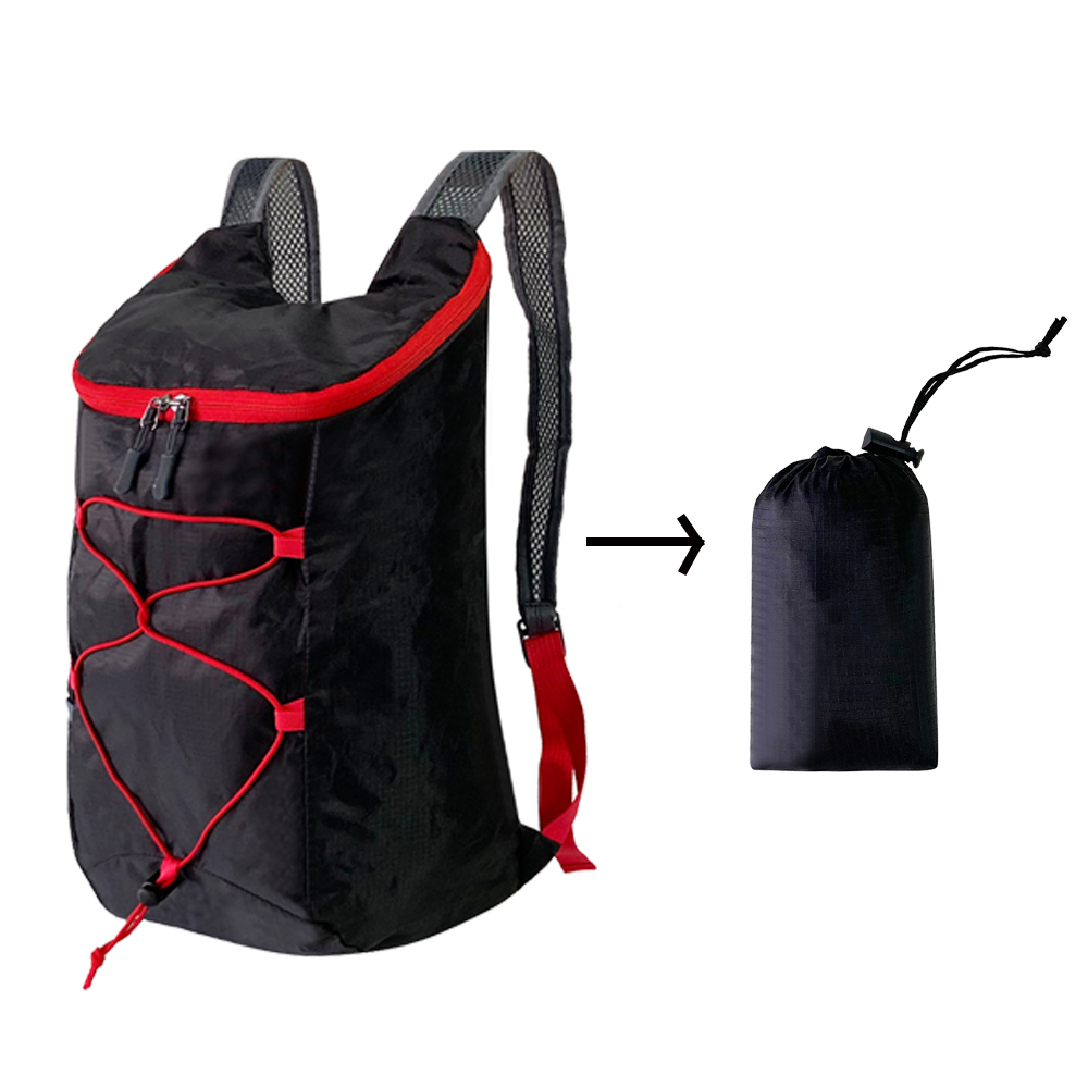 2025 Lightweight Portable Hot Sales Shipping Fast Stock Foldable Collapsible Gym Running Sports Cycling Backpack