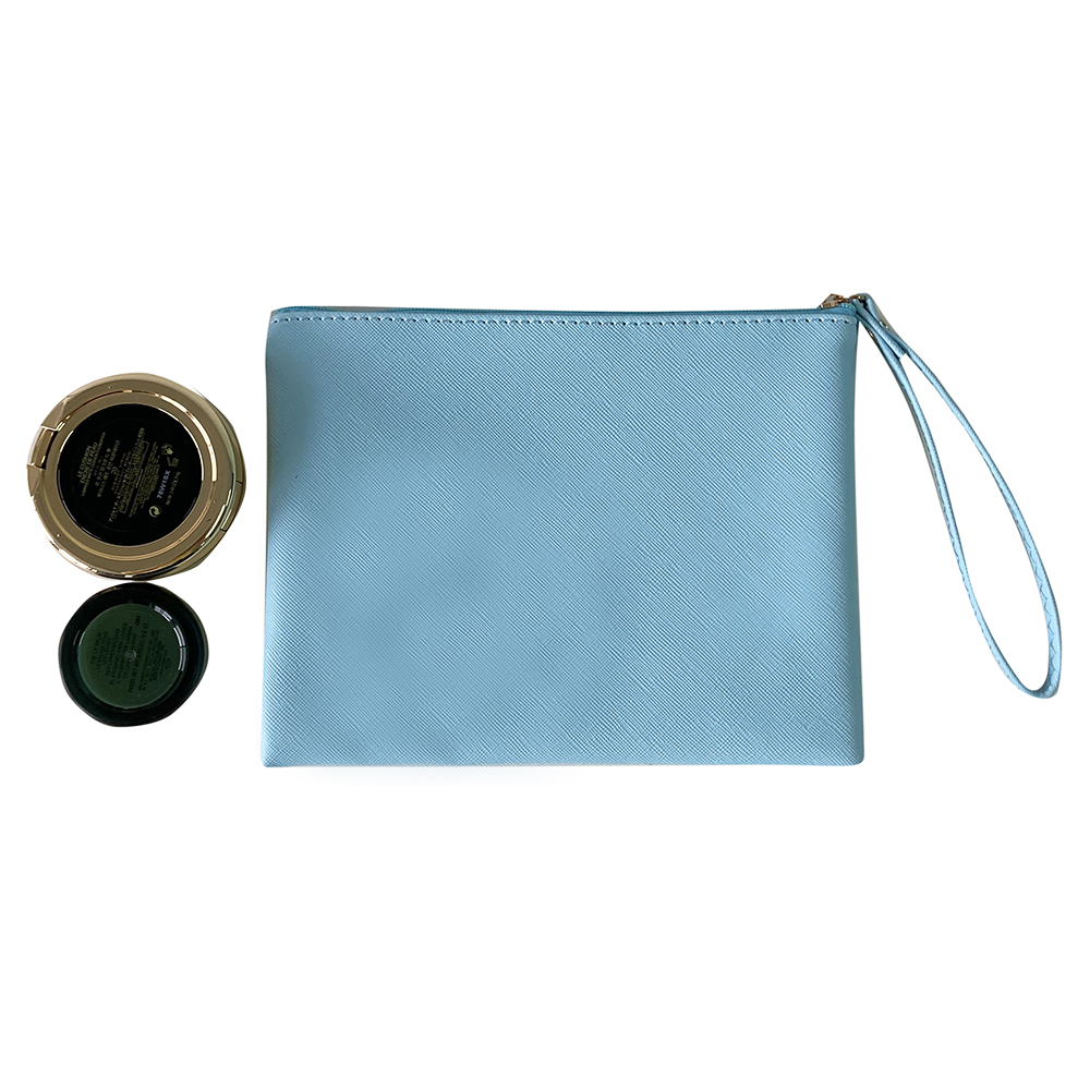 Custom Logo PU Lipstick Storage Pouch Portable Women Makeup Organizer Bag Zipper Easy Carrying Compact Cosmetic Case for Travel