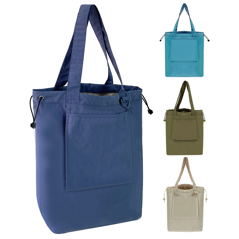 Factory Supplier High Quality Drawstring Opeing Tote Bag for Women
