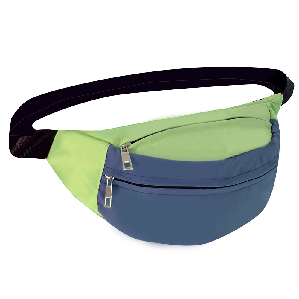 Water-Resistant Lightweight Nylon Fanny Pack with Multiple Pockets for Everyday Carry