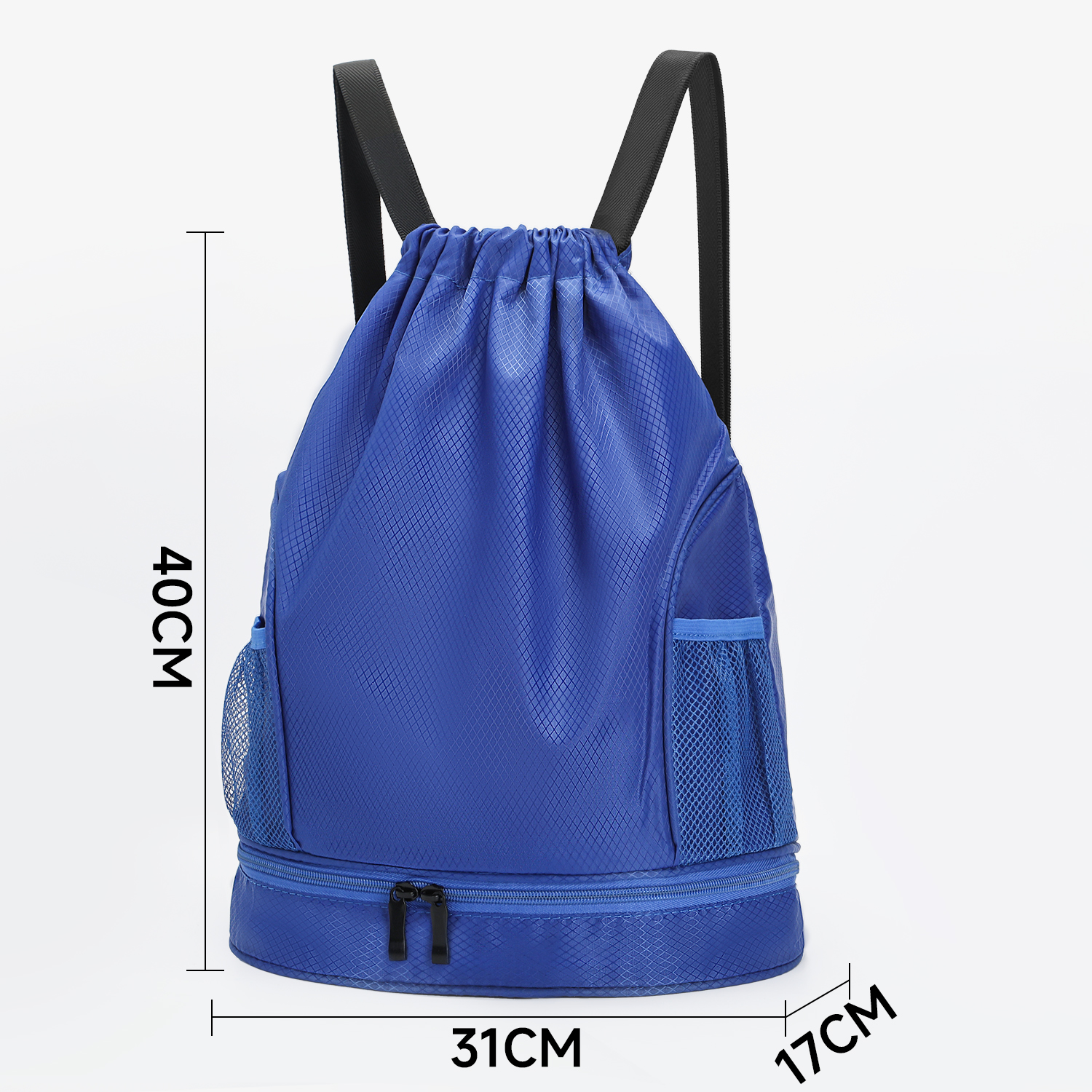 Custom Printed Logo Gym Sack Polyester Draw String Travel Bag for Basketball Marathon Gym Sports Shoe Nylon Drawstring Bags