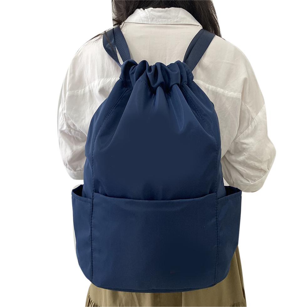 Reusable Factory Cheap Polyester Custom Adversting Promotional School Drawstring Back Pack Bag