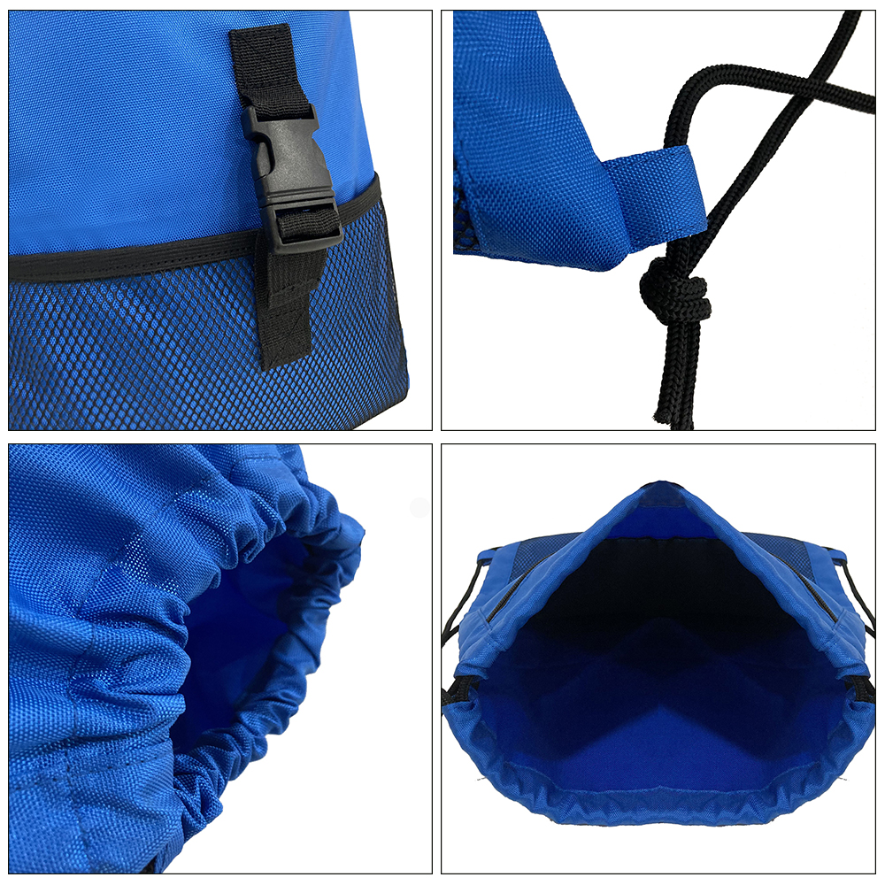 High Quality Custom Logo Waterproof Drawstring Backpack Polyester Easy Carring Gym Sports Travel Lightweight Drawstring Bckpacks Bag