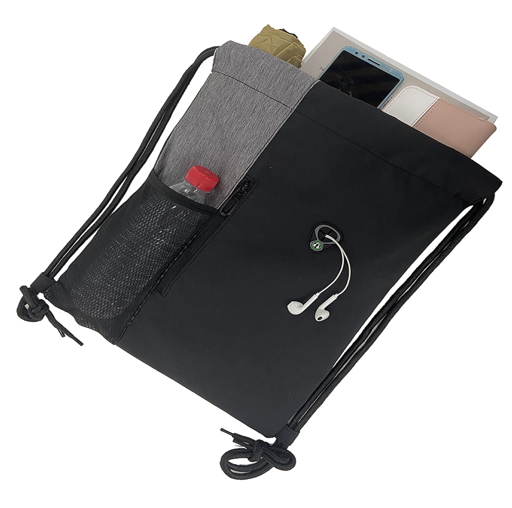 copy - Hot Selling Polyester Drawstring Bag Navy Blue Promotion AdverstingDrawstring Gift Bag Drawstring Backpack Bag