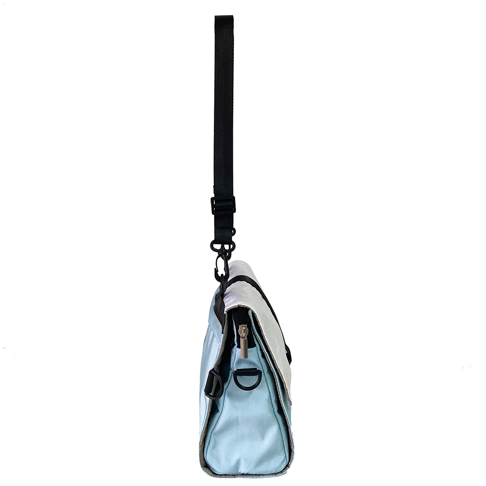 Fashionable Women's Single Shoulder Crossbody Sling Bag Waterproof Muilti-function Outdoor Cycling Commuting Zipper Daily Solid