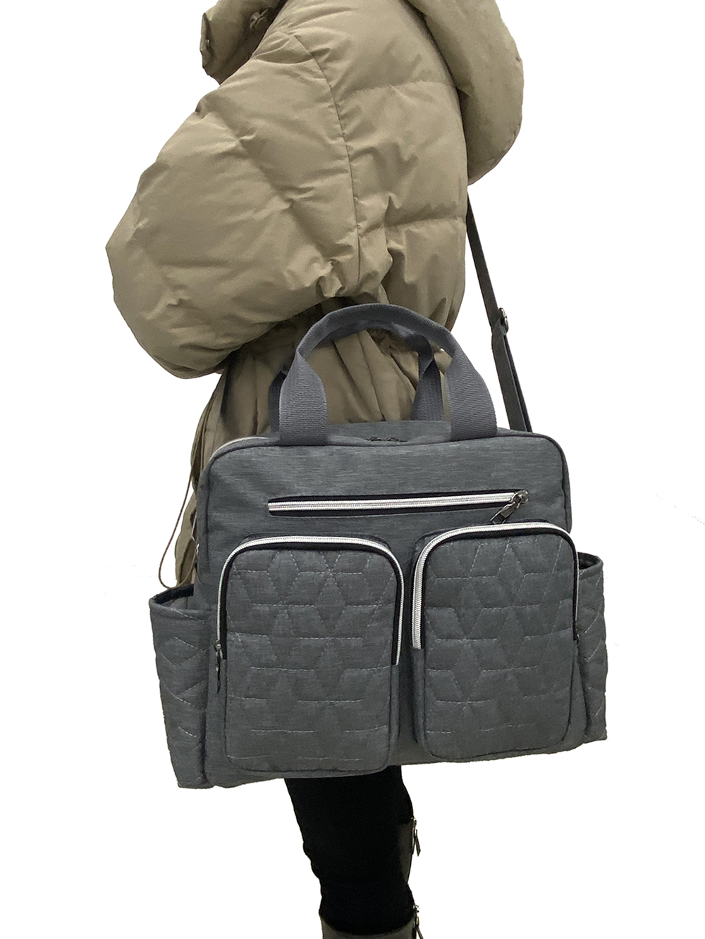 Direct From China Supplier Preferential Light Practical Extra Large Mother Sling Bag Breathable Easy-to-clean Baby Diaper Bags