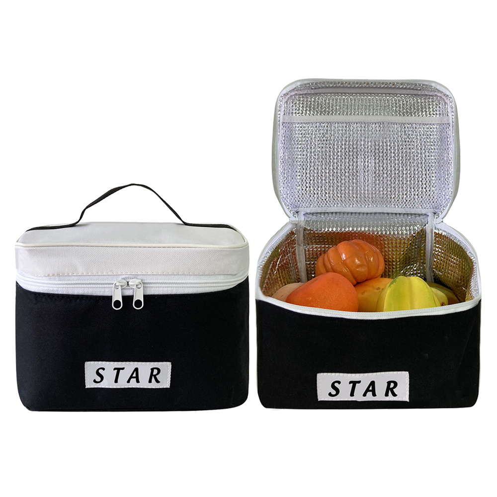 High-Quality Durable Lightweight Cooler Insulated Bag Lunch Nylon Bag Reusable Thermal Bag for School, Office, and Picnics