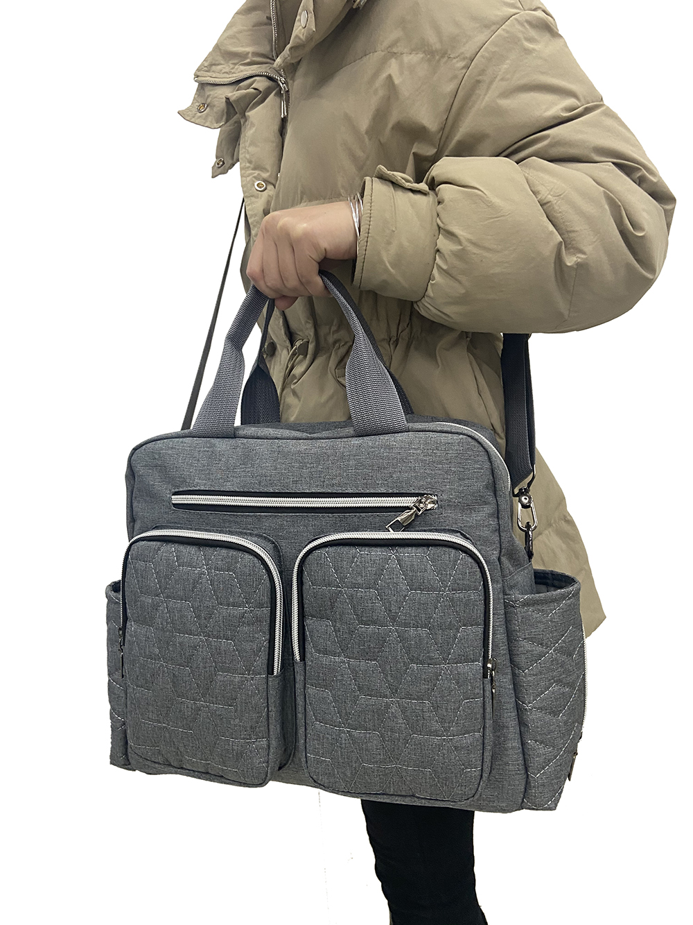 Direct From China Supplier Preferential Light Practical Extra Large Mother Sling Bag Breathable Easy-to-clean Baby Diaper Bags