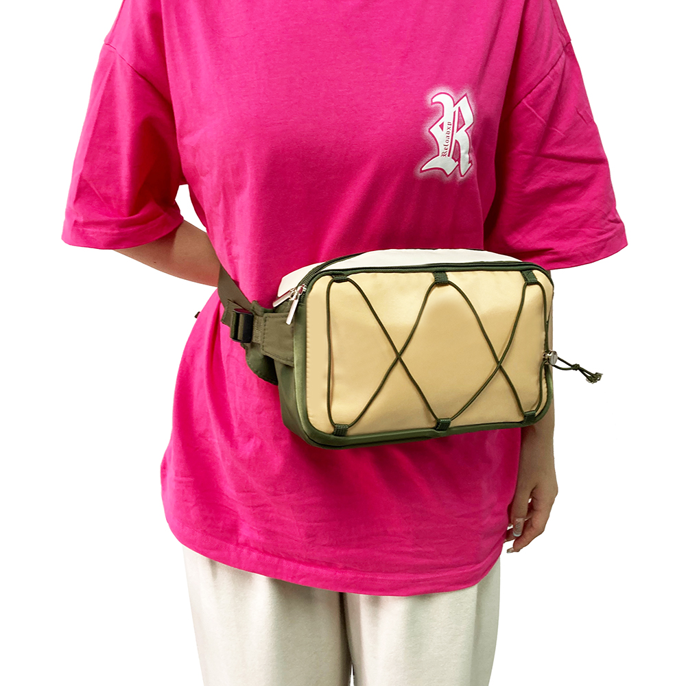 Women's Waist Bag With Adjustable Shoulder Straps Suitable For Running Exercising Traveling And Hiking