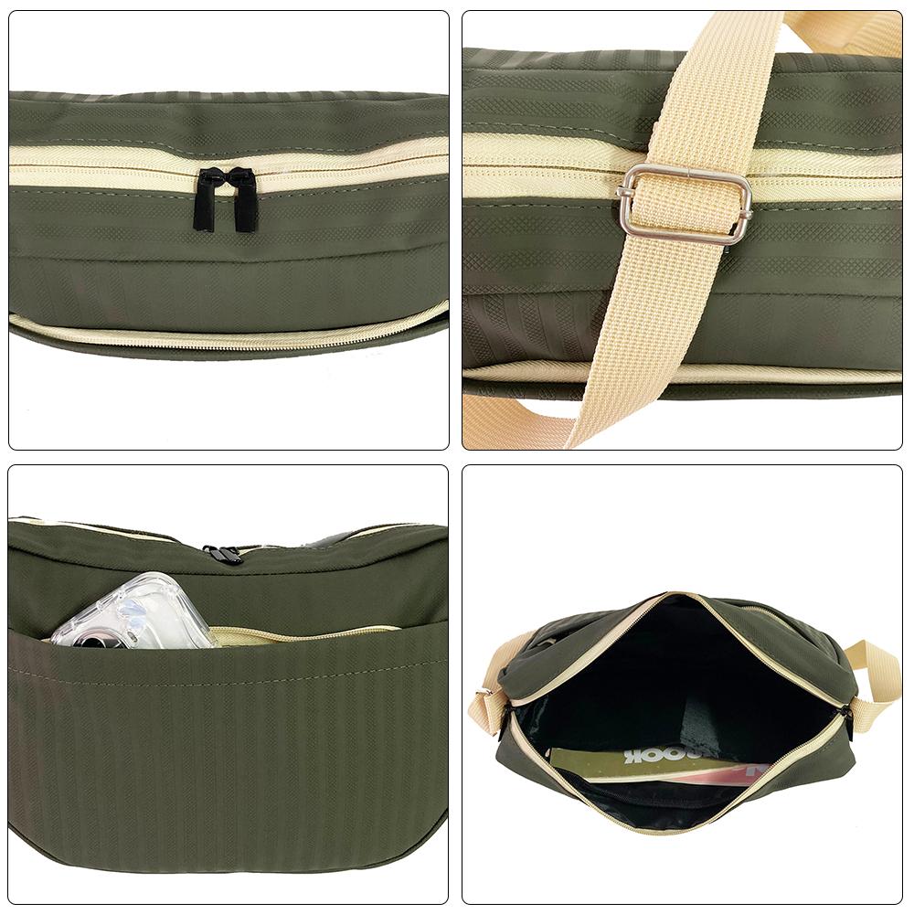 Custom Logo Fashionable Portable Light Weight Multi-Function Shoulder Crossbody Bag Pack Comfortable Running Bag