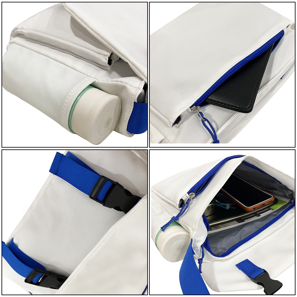 High Quality Stylish One-Shoulder Crossbody Bag for Students Adjustable Lightweight Polyester Customizable Logo Gift for Daily