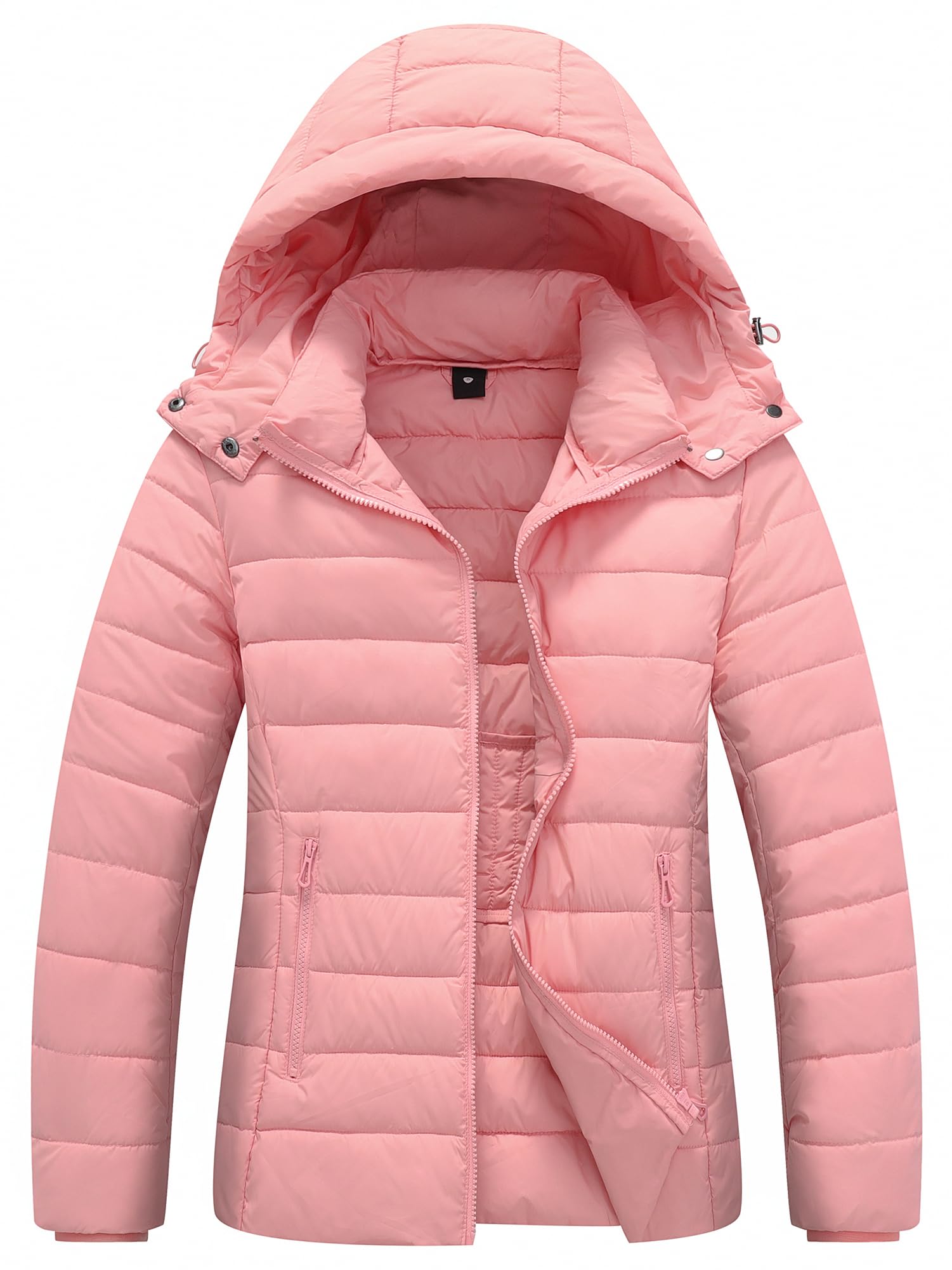Women's Winter Coat Lightweight Waterproof Puffer Jacket - Quilted Short Down Coat for Women, Warm Winter Jacket