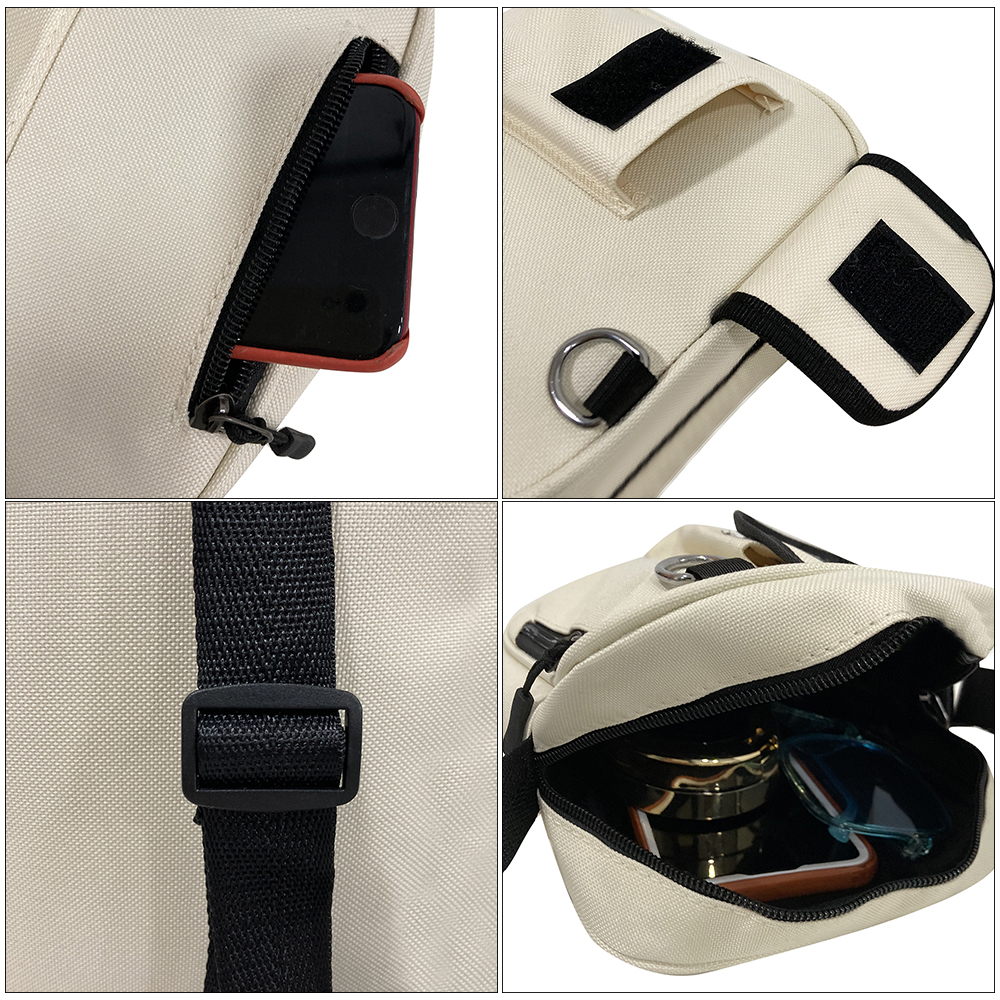 Custom Logo Outdoor Sports Cross-Body Sling Shoulder Bag for Men Women Hip Hop Small Cross-Body Mobile Phone Bag