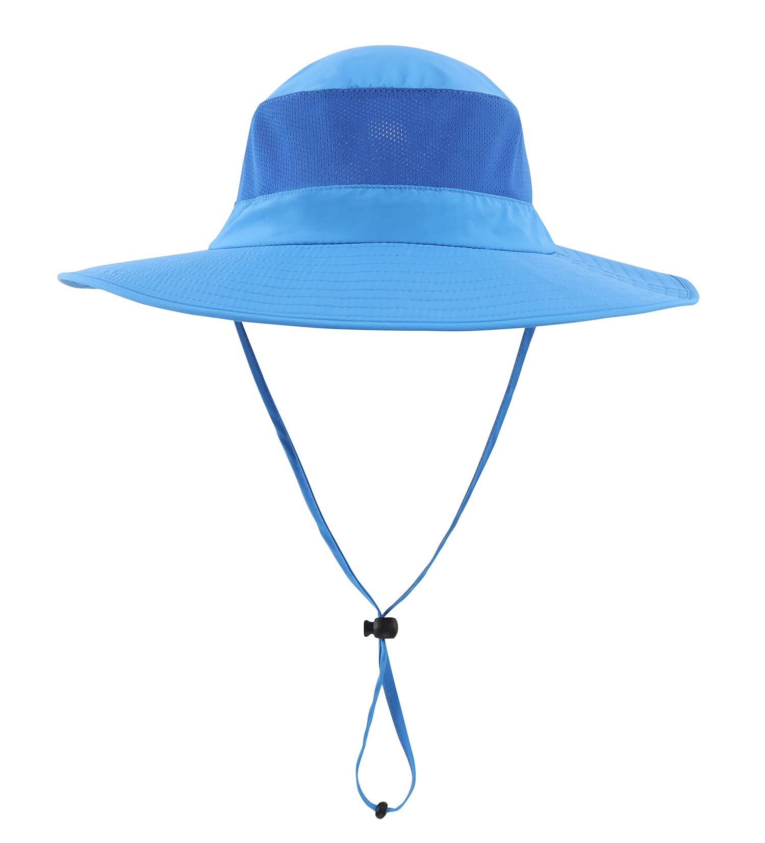 Home Preferred Outdoor UPF50+ Mesh Sun Hat with Wide Brim and Neck Flap for Fishing