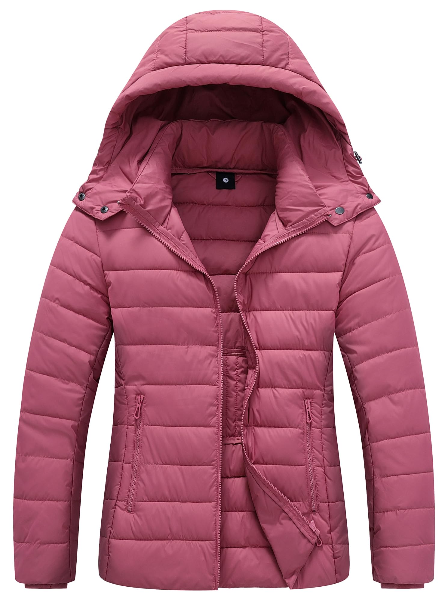 Women's Winter Coat Lightweight Waterproof Puffer Jacket - Quilted Short Down Coat for Women, Warm Winter Jacket