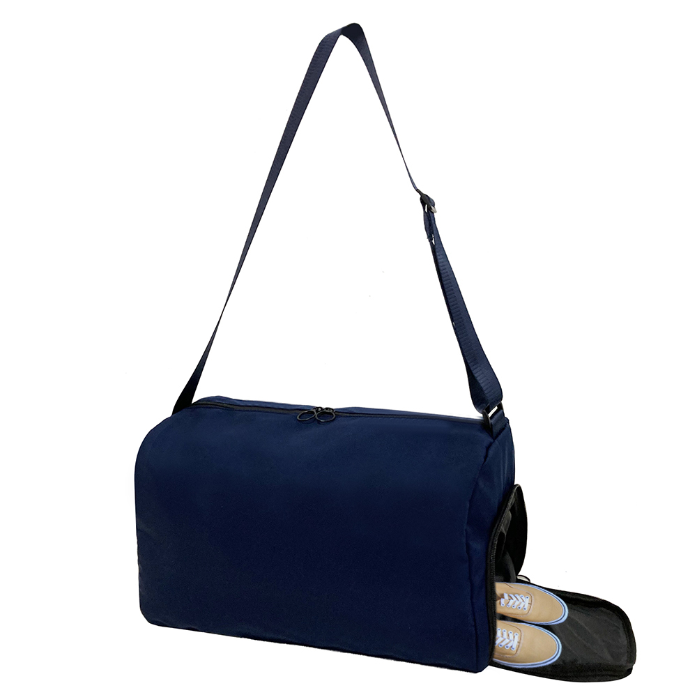 High Quality Waterproof Custom Logo Men Women Crossbody Bag Fashion Sling Shoulder with Shoes Compartment