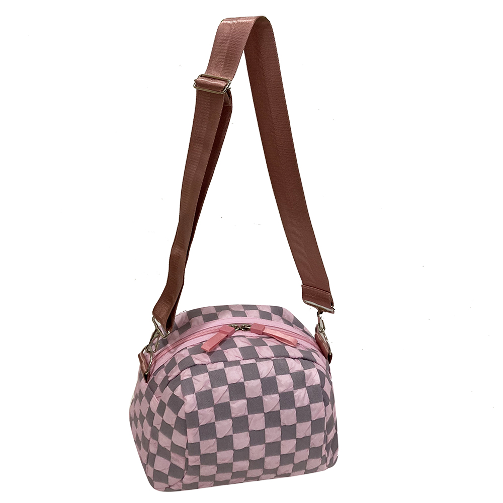 Fanny Pack Checkered Crossbody Bag Fashion Messenger Sling Bag Travel Casual Outdoor Purse Belt Shoulder Bag