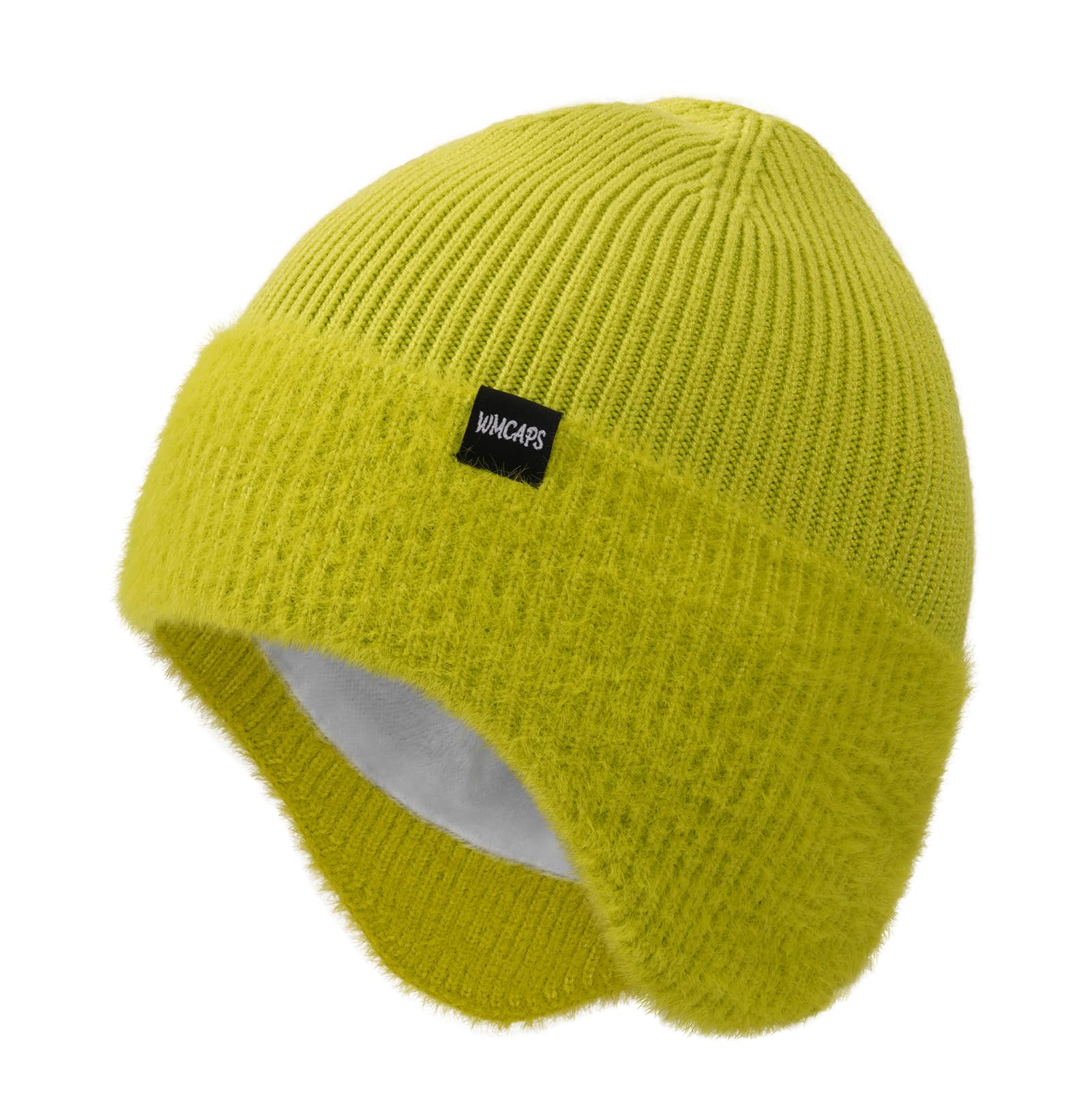 copy - copy - copy - copy - Winter woolen beanie with earflaps for both men and women, outdoor warm knitted cap, long sock hat