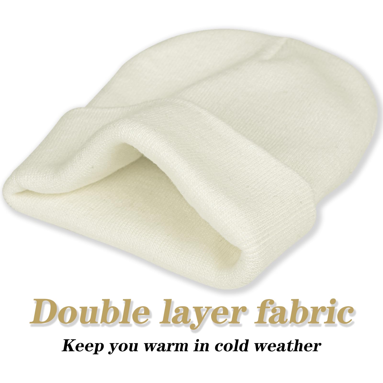 1&2 piece set of unisex beanie, acrylic knit, ribbed cuff, skull pattern, casual knitted beanie, warm winter hat