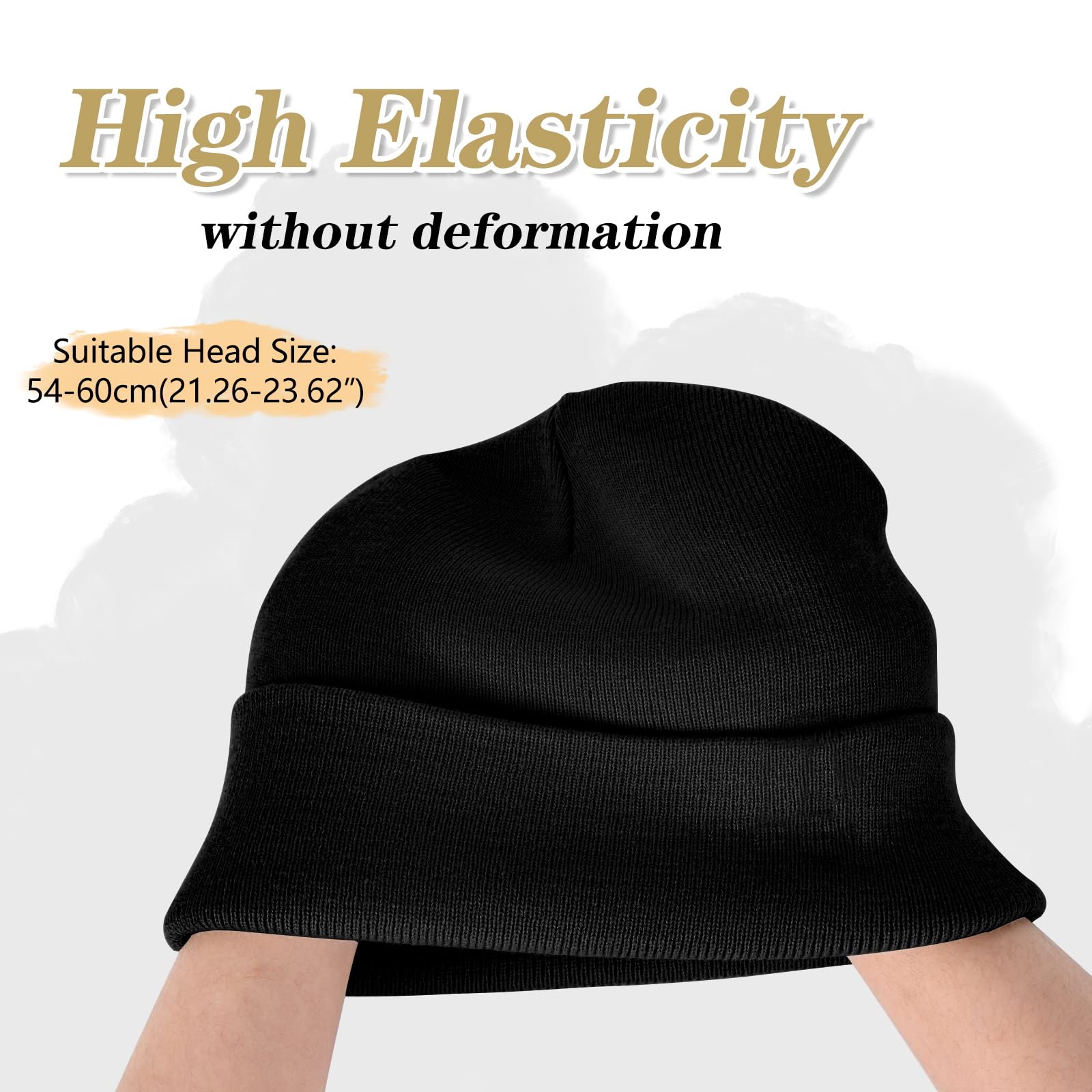 1&2 piece set of unisex beanie, acrylic knit, ribbed cuff, skull pattern, casual knitted beanie, warm winter hat