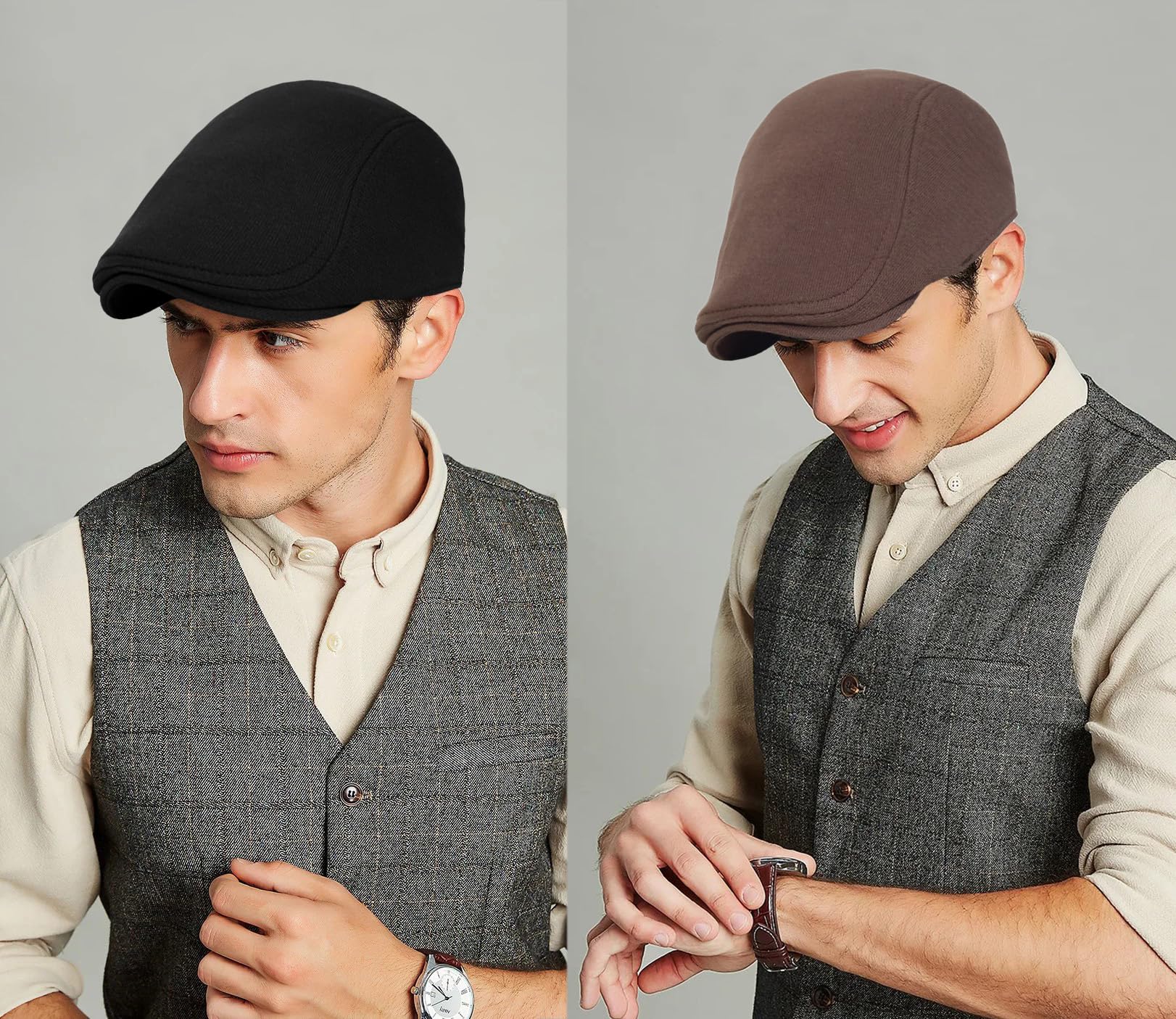 Men's and women's newsboy caps, berets, ivy caps, Irish caps, Gatsby driving caps, hats