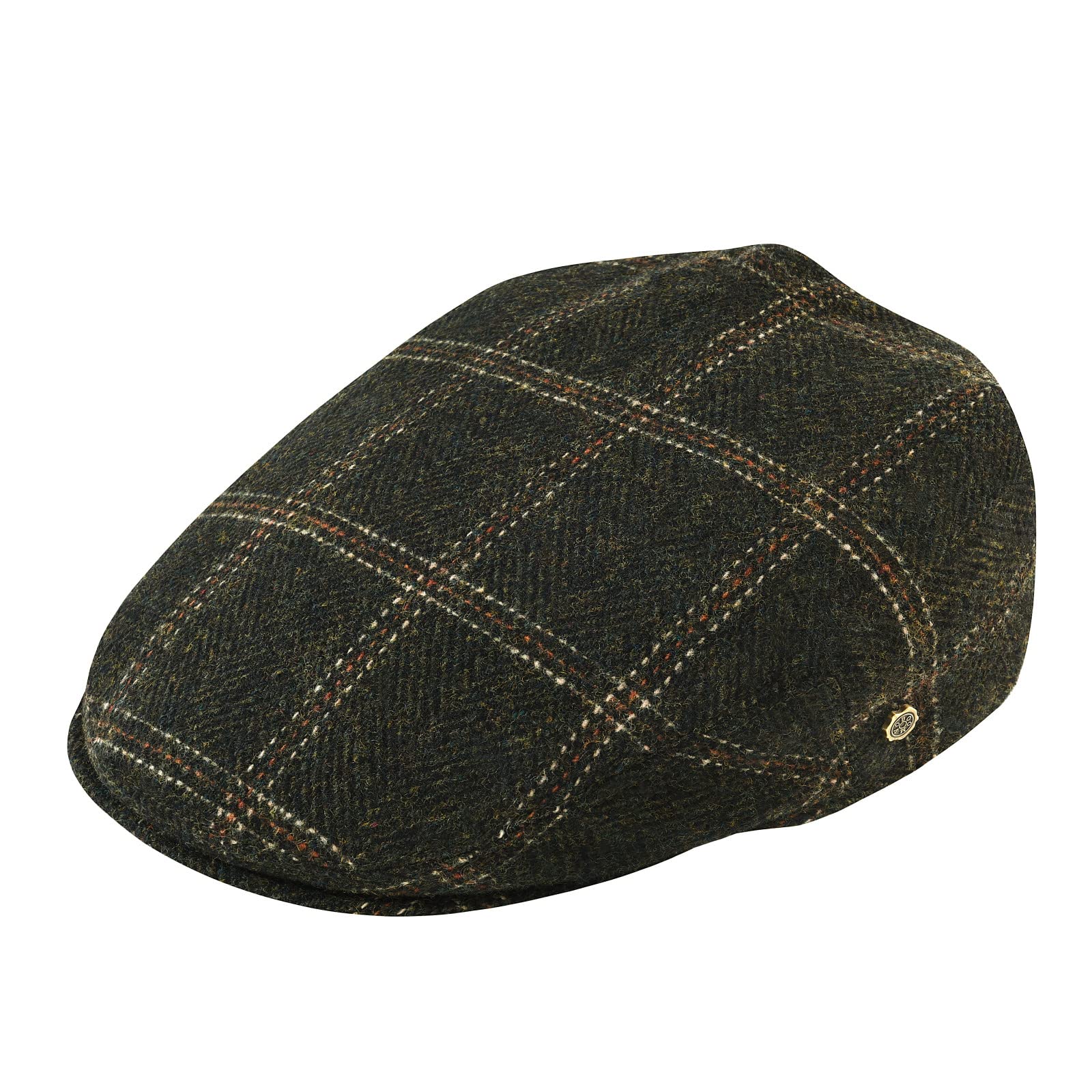 Men's Herringbone Wool Blend Ivy Cap Newsboy Hat Gatsby Taxi Cap
