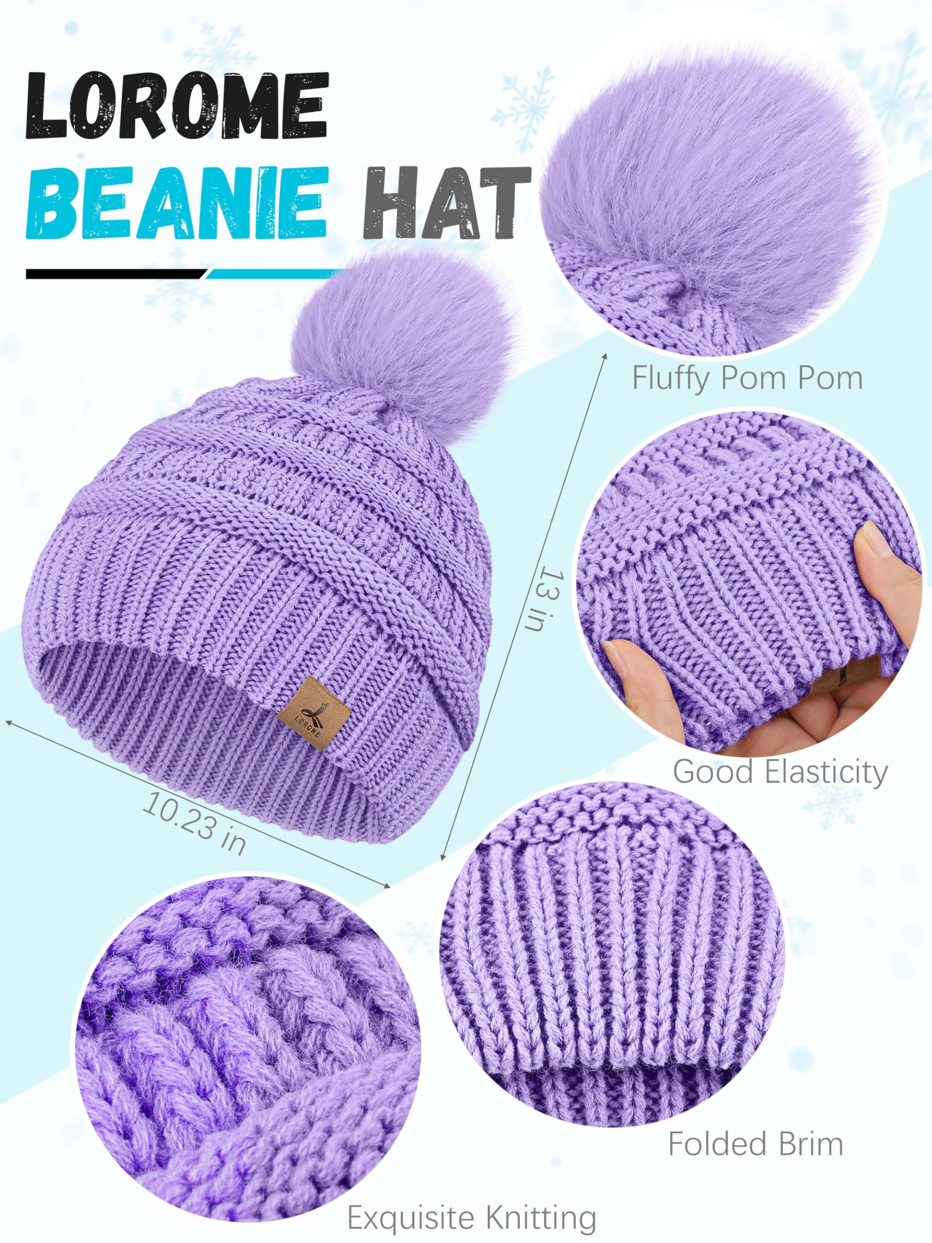 Winter hats, scarves, gloves and earmuffs, warm knitted brimless hats, touchscreen gloves set, winter gift neck scarf, women's style