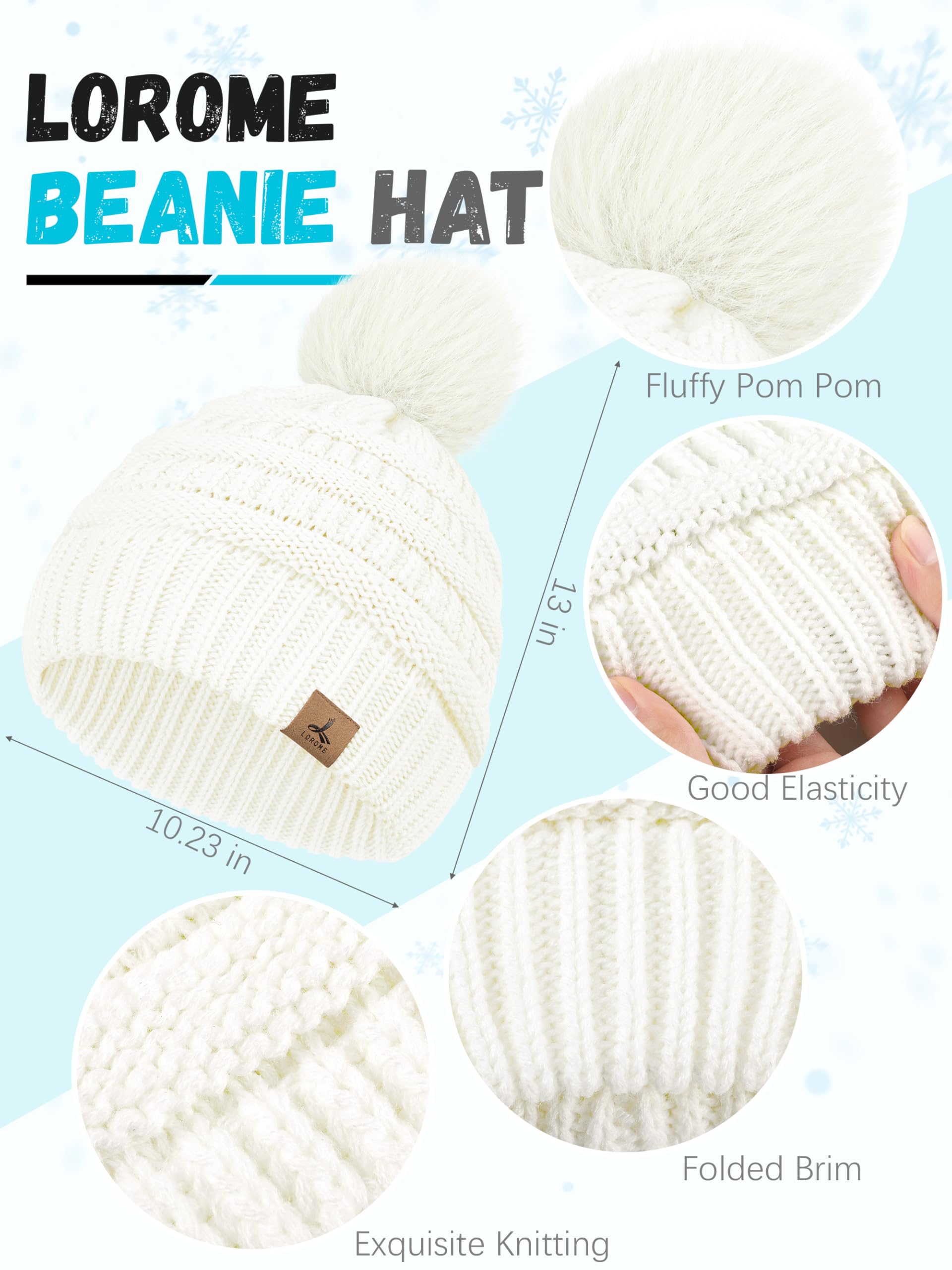 Winter hats, scarves, gloves and earmuffs, warm knitted brimless hats, touchscreen gloves set, winter gift neck scarf, women's style