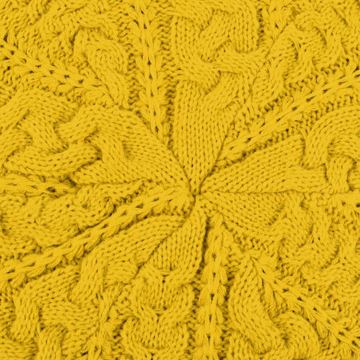 Soft knitted solid-color wool hat, stylish, lightweight crochet style brimless hat, all sizes for casual wear