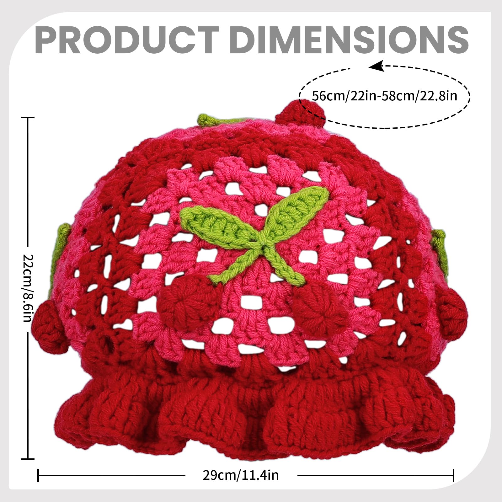 #Aa1 樱桃红钩针编织女式渔夫帽-05.jpg