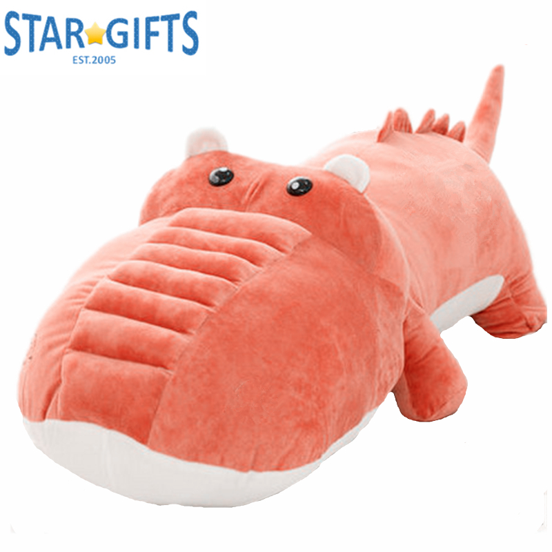 Cuddle Plush Stuffed Soft Toys with Candy Color Custom Cartoon Crocodile Sea Animals Toy