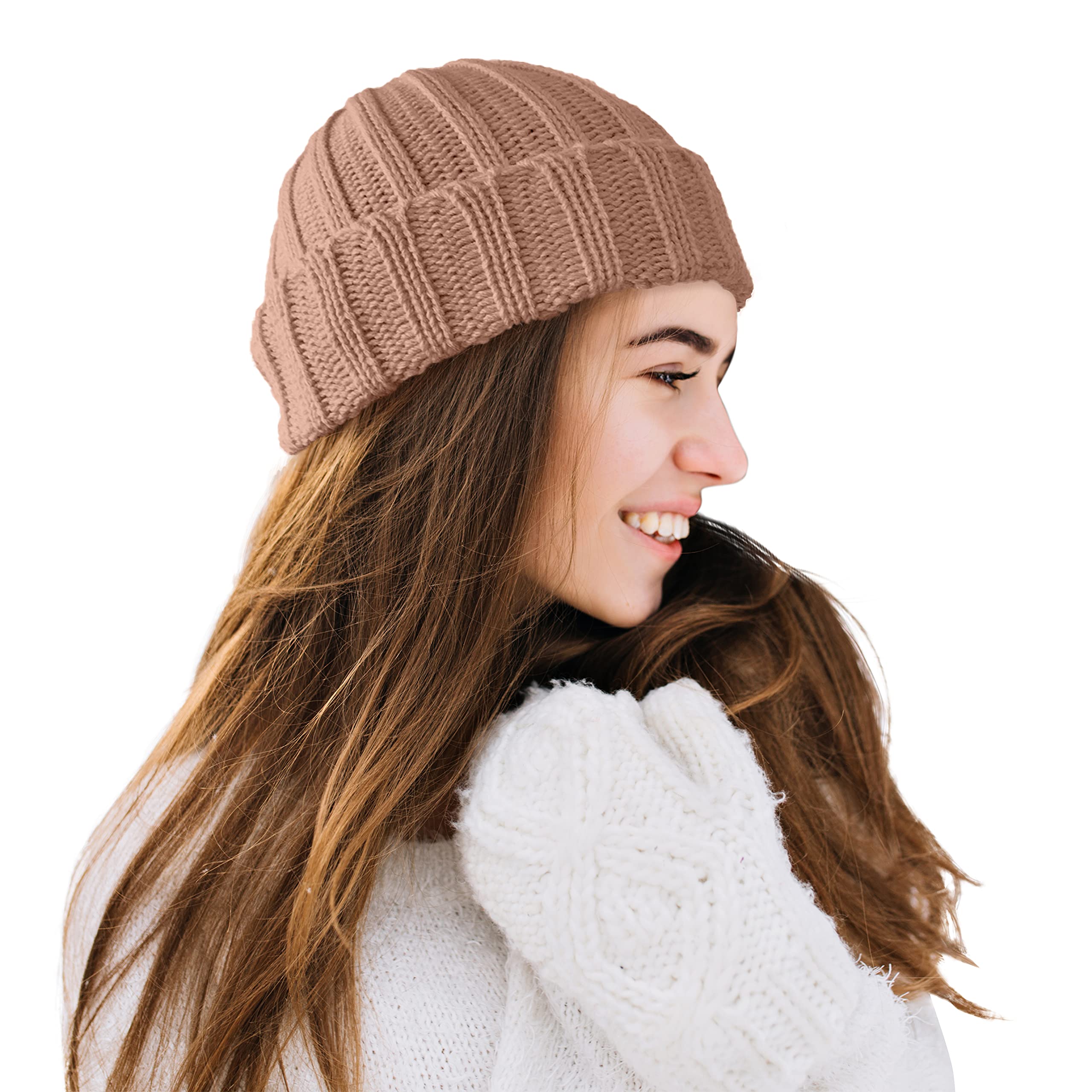 Peruvian alpaca fur men's and women's warm and soft fringed casual brimless hats, suitable for both men and women, all sizes available
