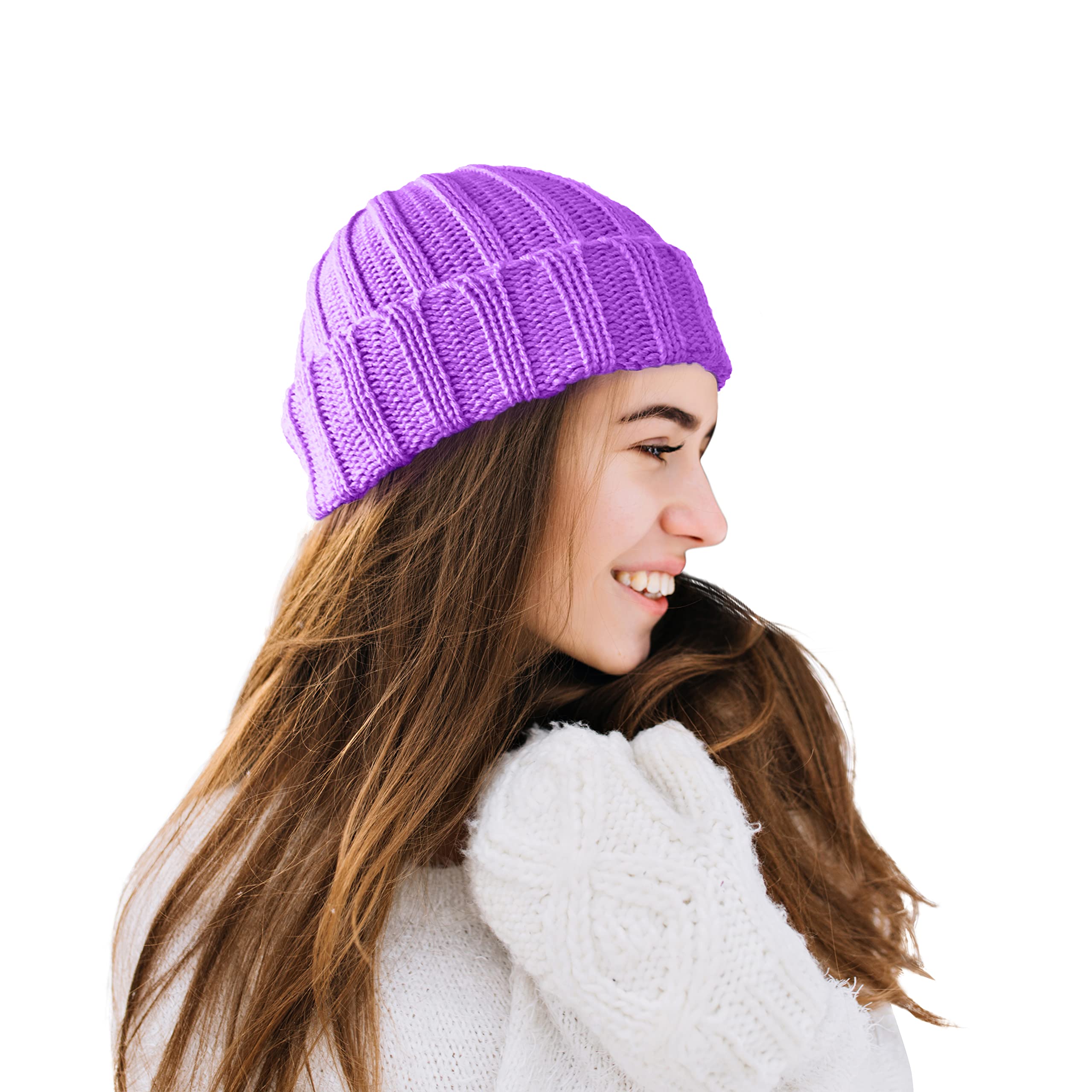 Peruvian alpaca fur men's and women's warm and soft fringed casual brimless hats, suitable for both men and women, all sizes available