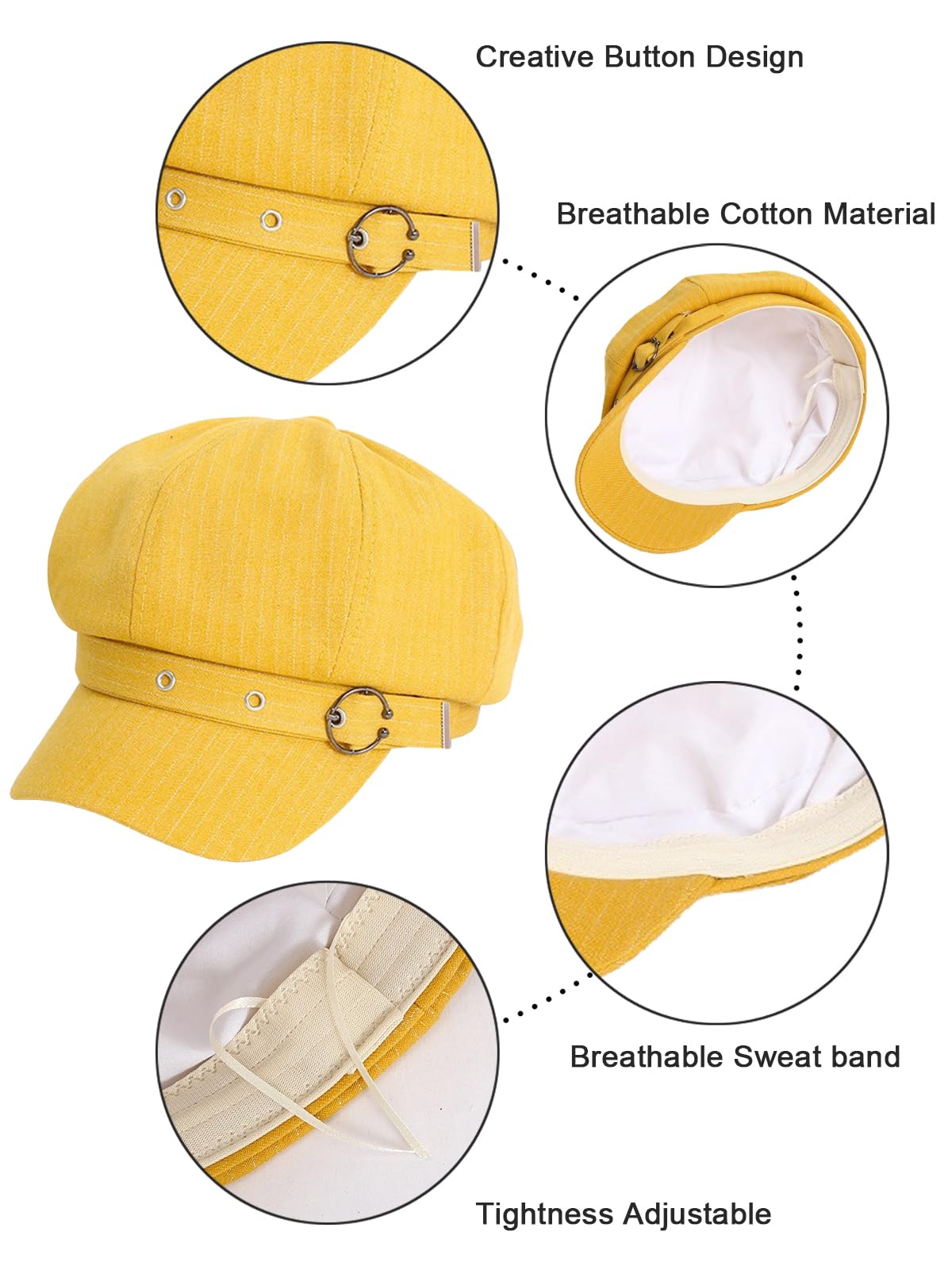 Women's beret newsboy hat - classic fallwinter hat