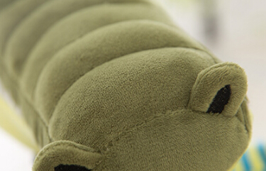Wholesale Plush Simulation Green Crocodile Stuffed Animal Sleeping Doll Children Gift Realistic Crocodile Doll