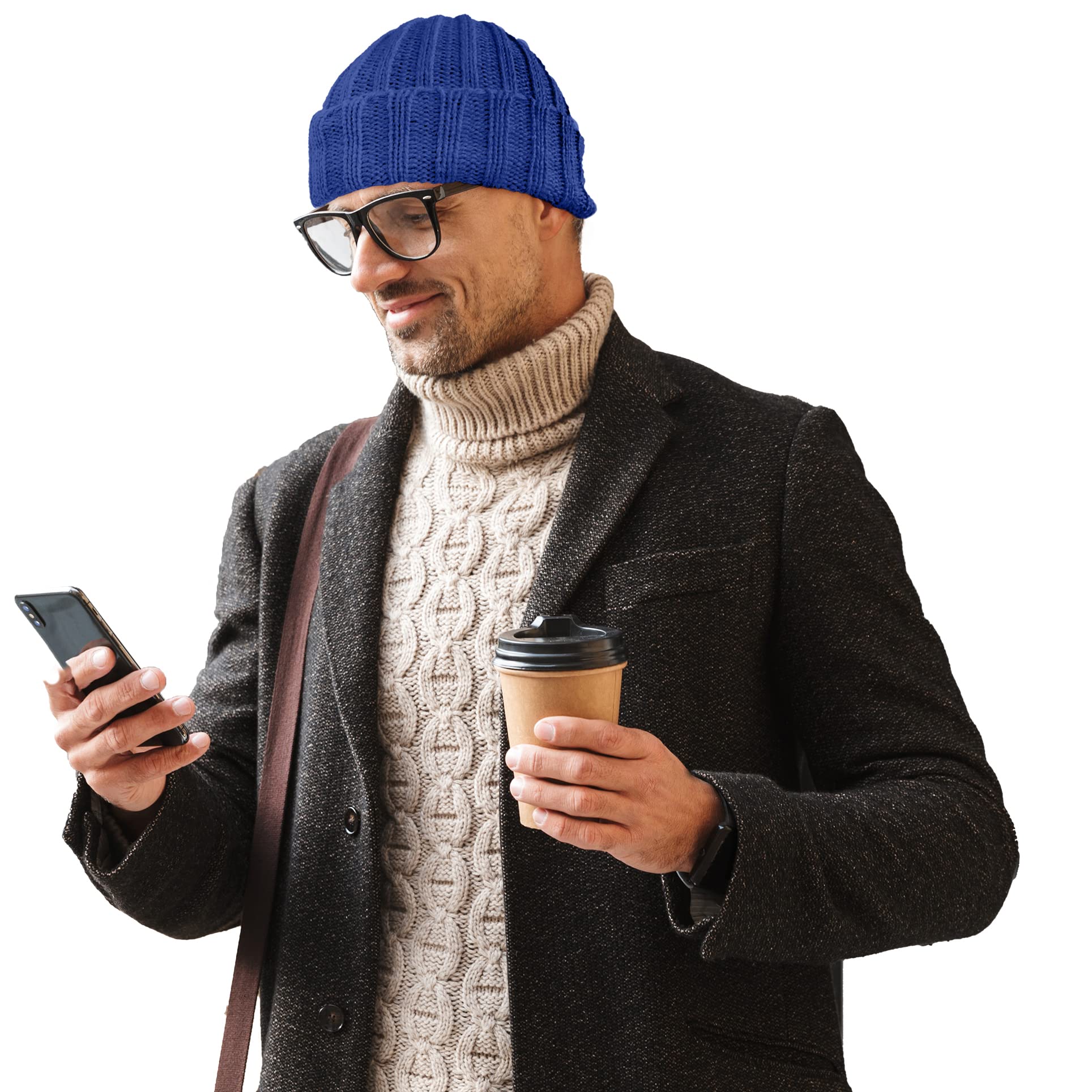 Peruvian alpaca fur men's and women's warm and soft fringed casual brimless hats, suitable for both men and women, all sizes available