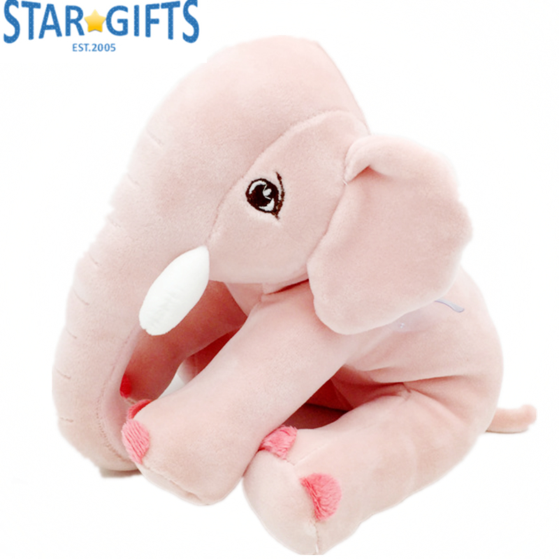 The Cute Stuffed Elephant Toy with a Cute Sitting Posture. It's a Great Birthday Gift for Boys and Girls.
