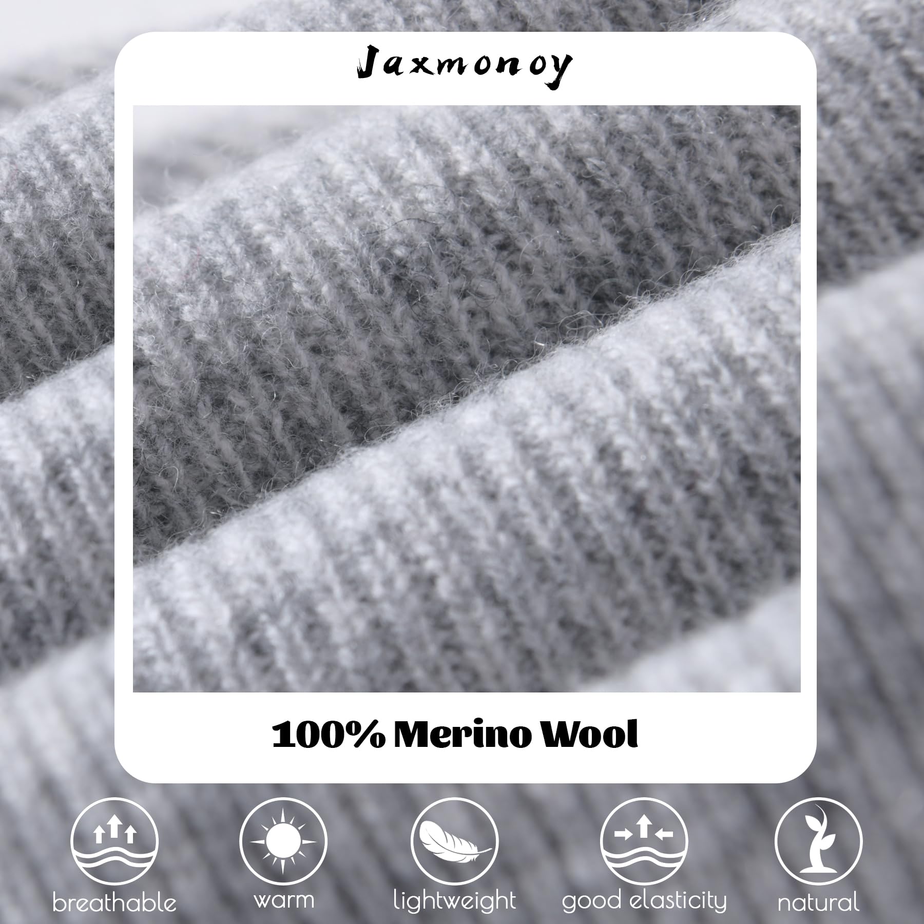 Merino wool knitted winter brimless hat for women and men, soft and warm, double-layered casual knitted brimless hat, skull cap