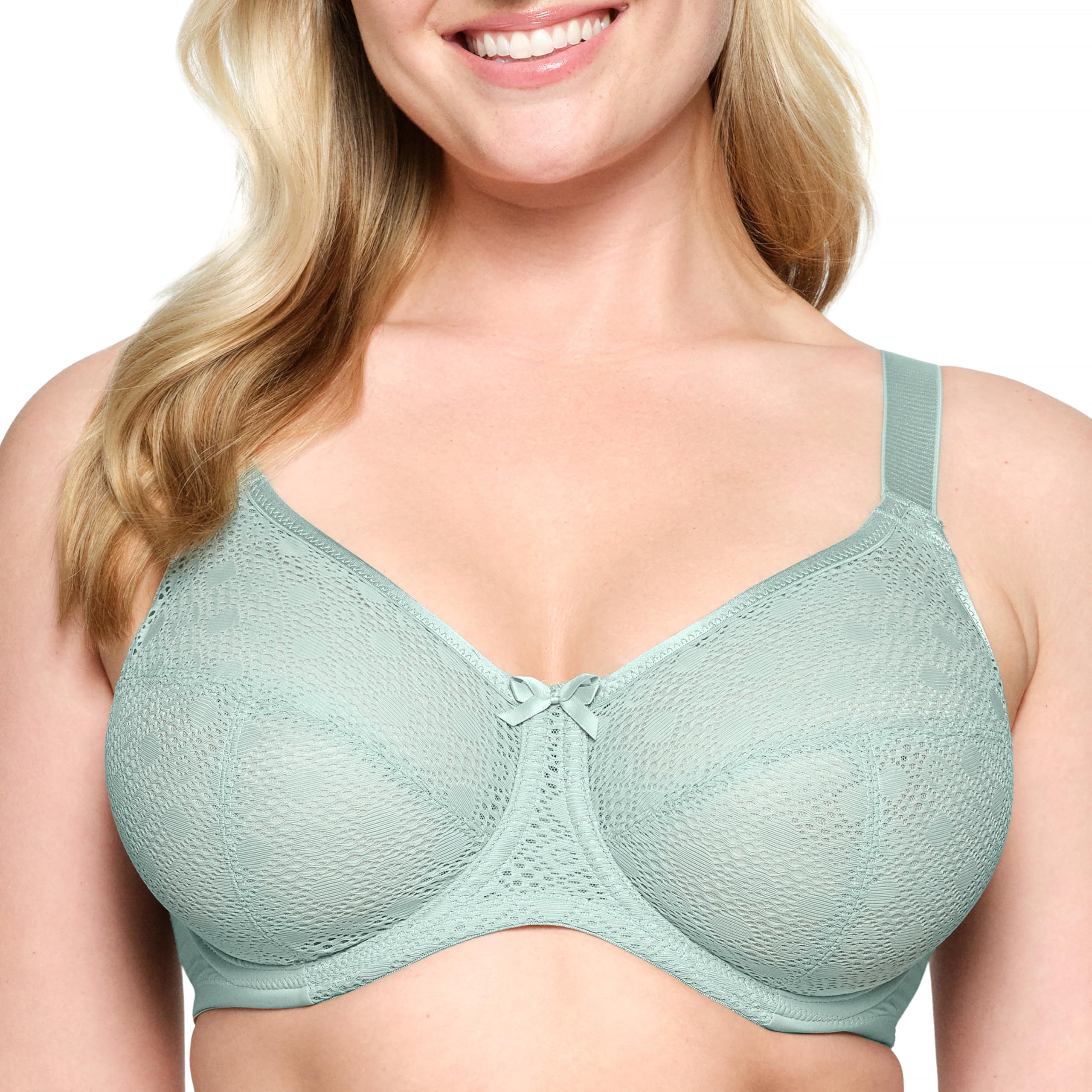 Women's Plus Size Lace Comfort Wonderwire Bra Underwire