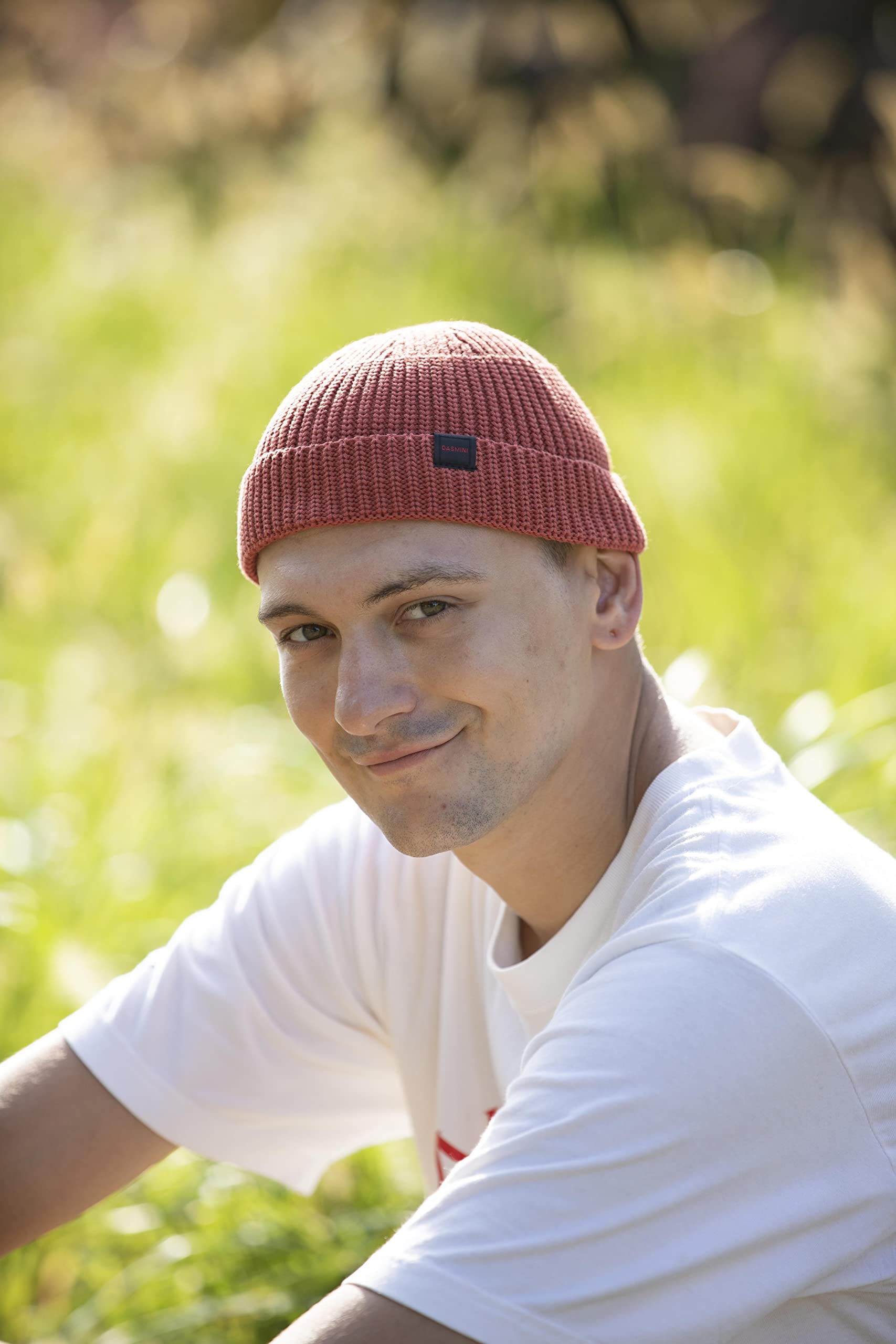 Fisherman hat, men's and women's knitted fishing hat, watch cap, warm short hat for spring and autumn