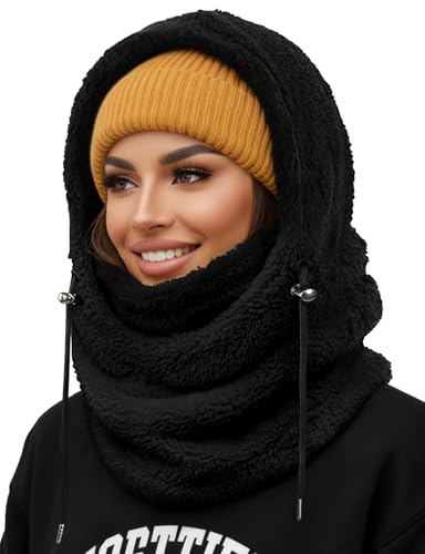 Balaclava for men and women, winter hat, neck windproof, wool ski mask, warm mask, scarf