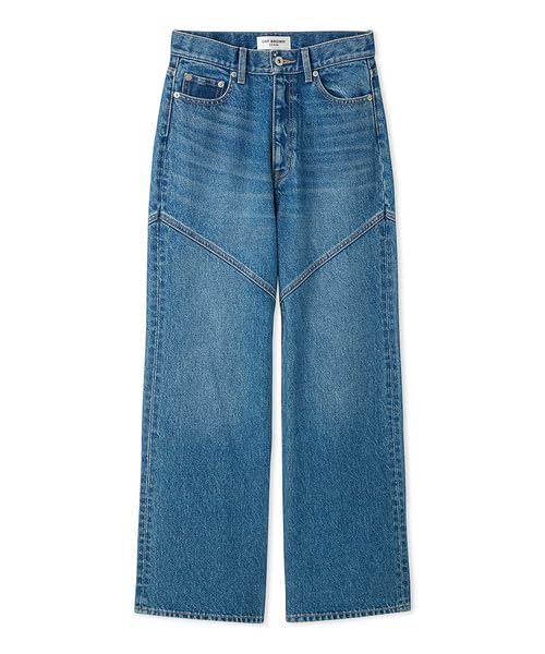 Women's Semi-Flare Straight Denim Pants