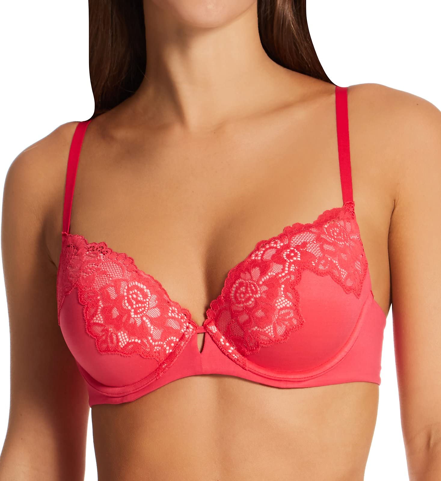 Women's Comfort Devotion Your Lift Underwire Bra With Lace Trim, Convertible Straps